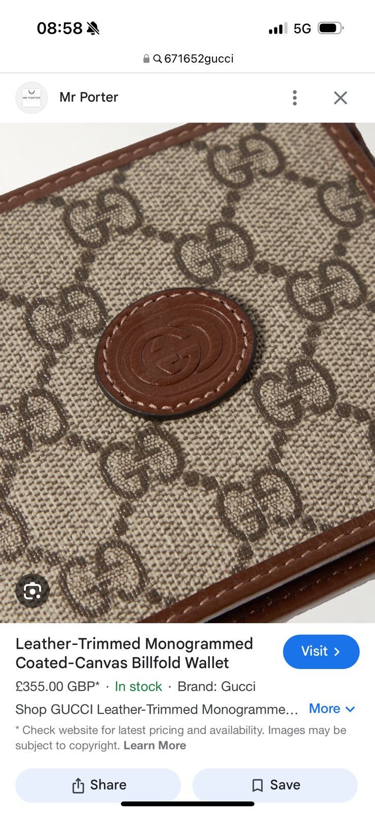 Gucci GUCCI men wallet study all photos and condition Size ONE SIZE - 4 Thumbnail