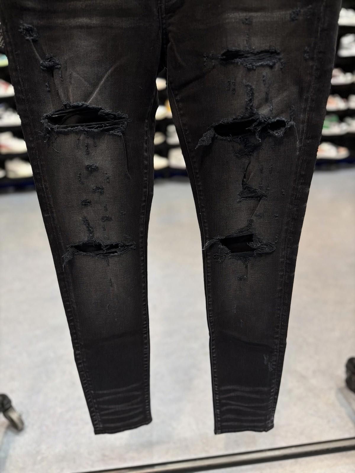 Amiri Size 33 - Amiri Thrasher Black Jeans 100% Authentic NEW Size US 33 - 5 Thumbnail