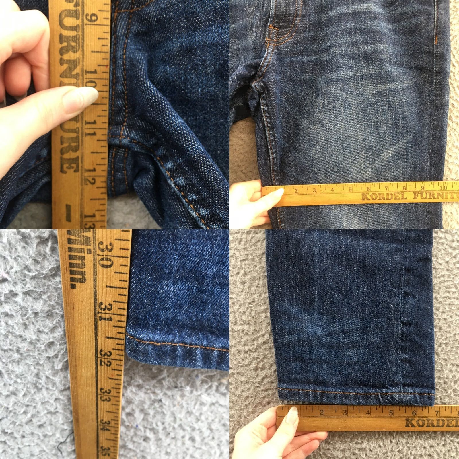 H&M H&M Slim Skinny Jeans Mens 36/32 Blue Dark Wash Denim Mid Rise Jeans Mens Regular 36 Blue Dark Wash Skinny Denim Size US 36 / EU 52 - 8 Thumbnail