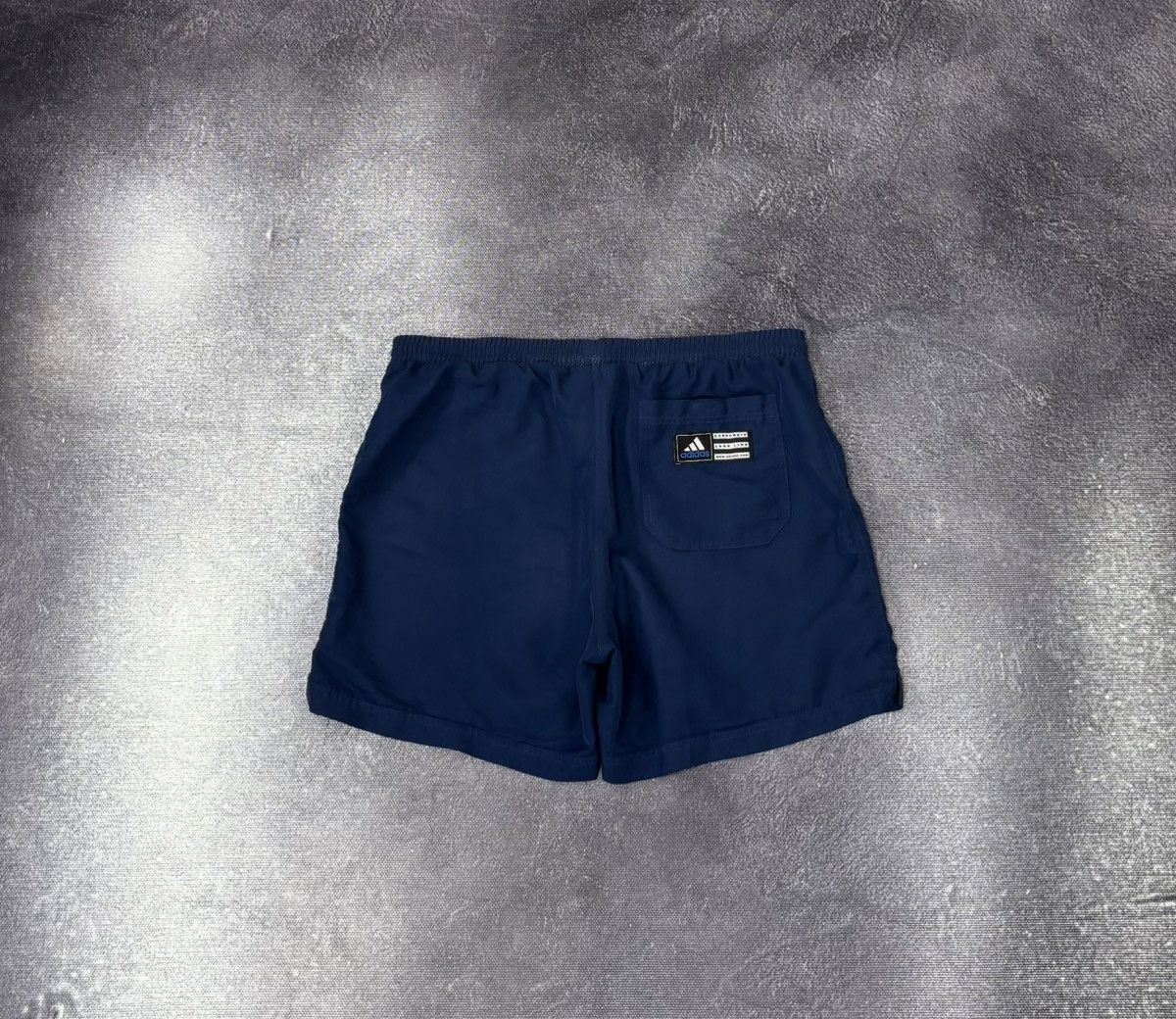 Adidas Vintage 90s Adidas Retro Hype Navy Blue Shorts Size US 36 / EU 52 - 13 Thumbnail