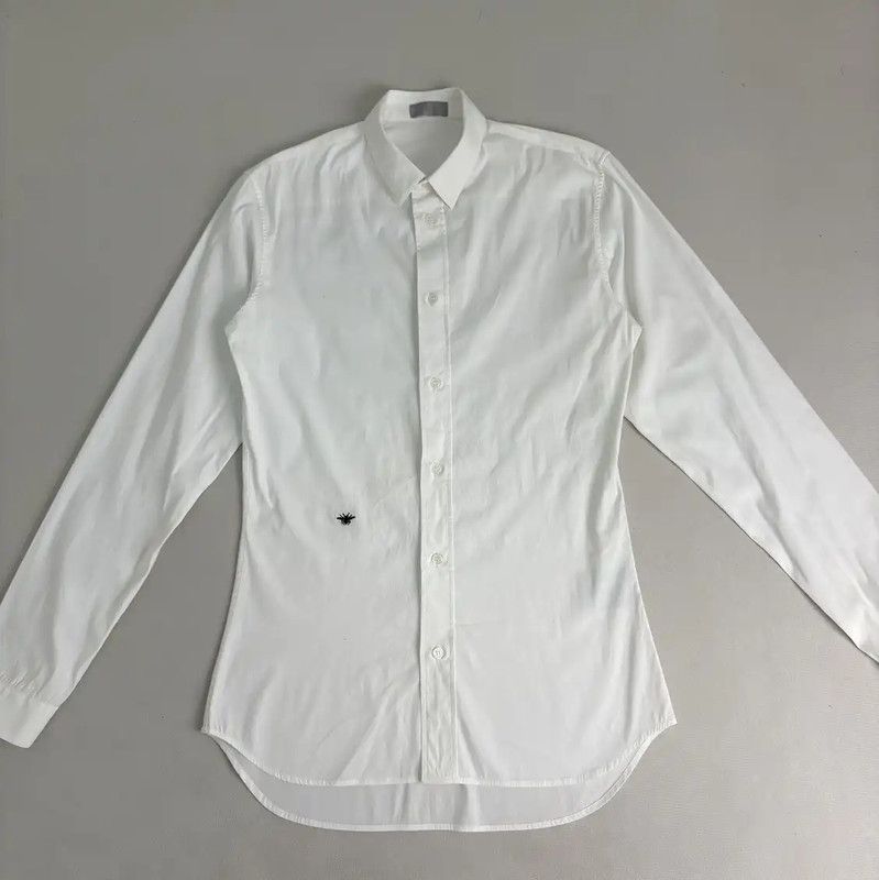 Dior Dior Women's White Long Sleeve Shirt 0089 Size M / US 6-8 / IT 42-44 - 1 Thumbnail