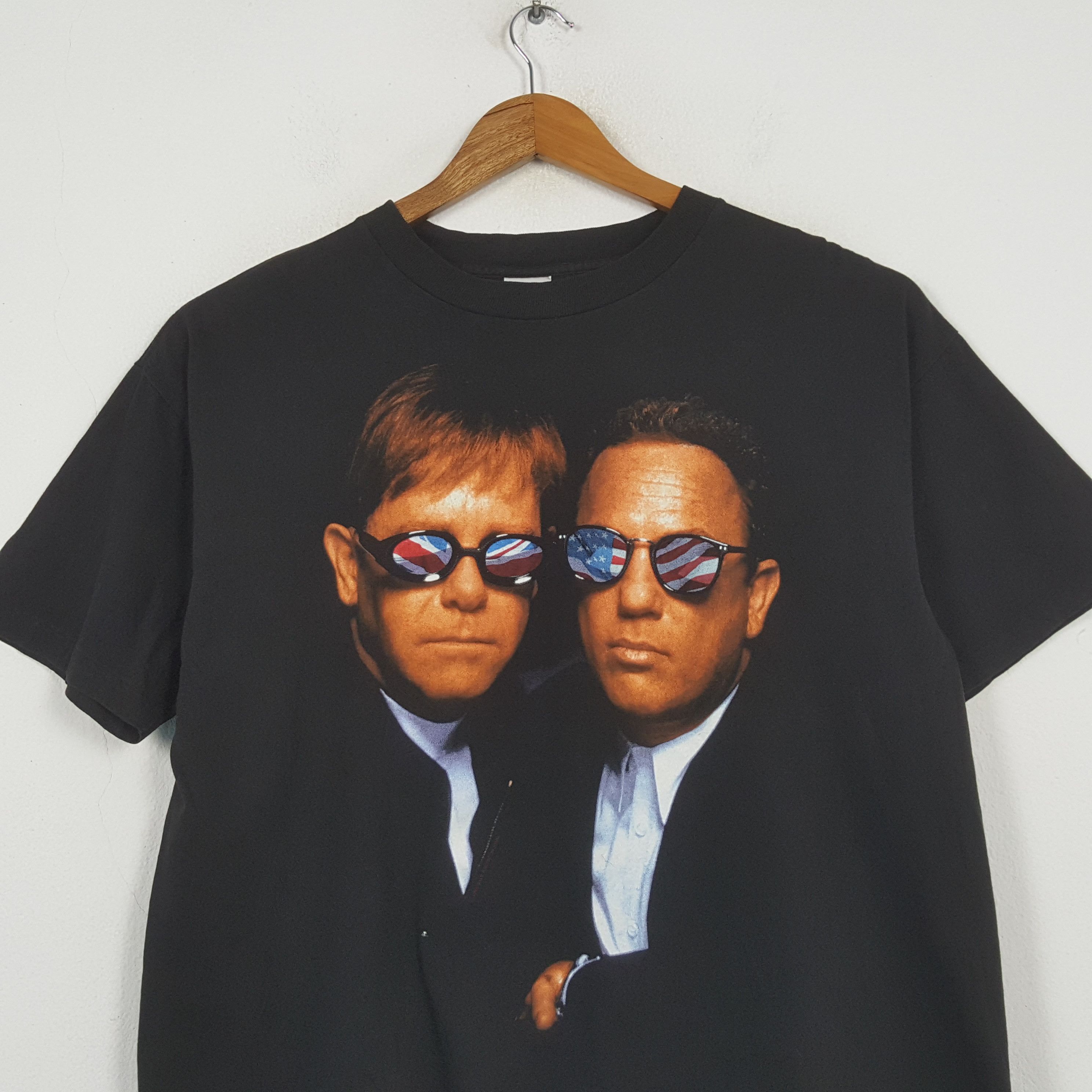 Band Tees Vintage Billy Joey Eliton John US British Singer T-shirt 31 Size US XL / EU 56 / 4 - 2 Thumbnail
