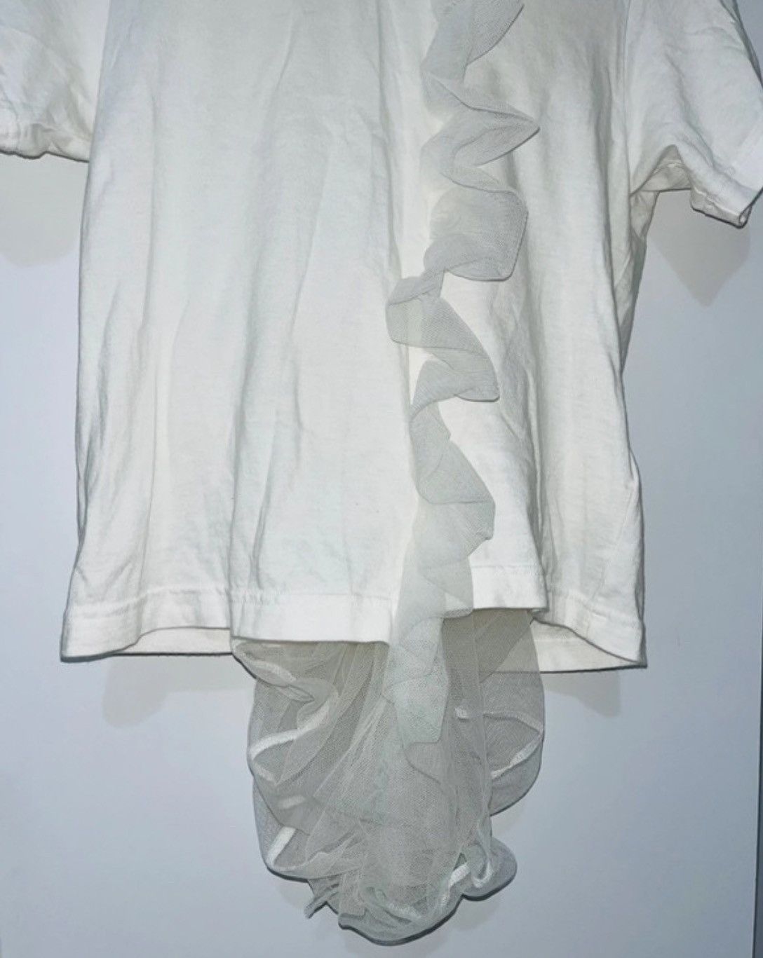 Comme des Garcons Comme des Garcons White Mesh Distorted Short Sleeve AD2006 Size ONE SIZE - 4 Thumbnail