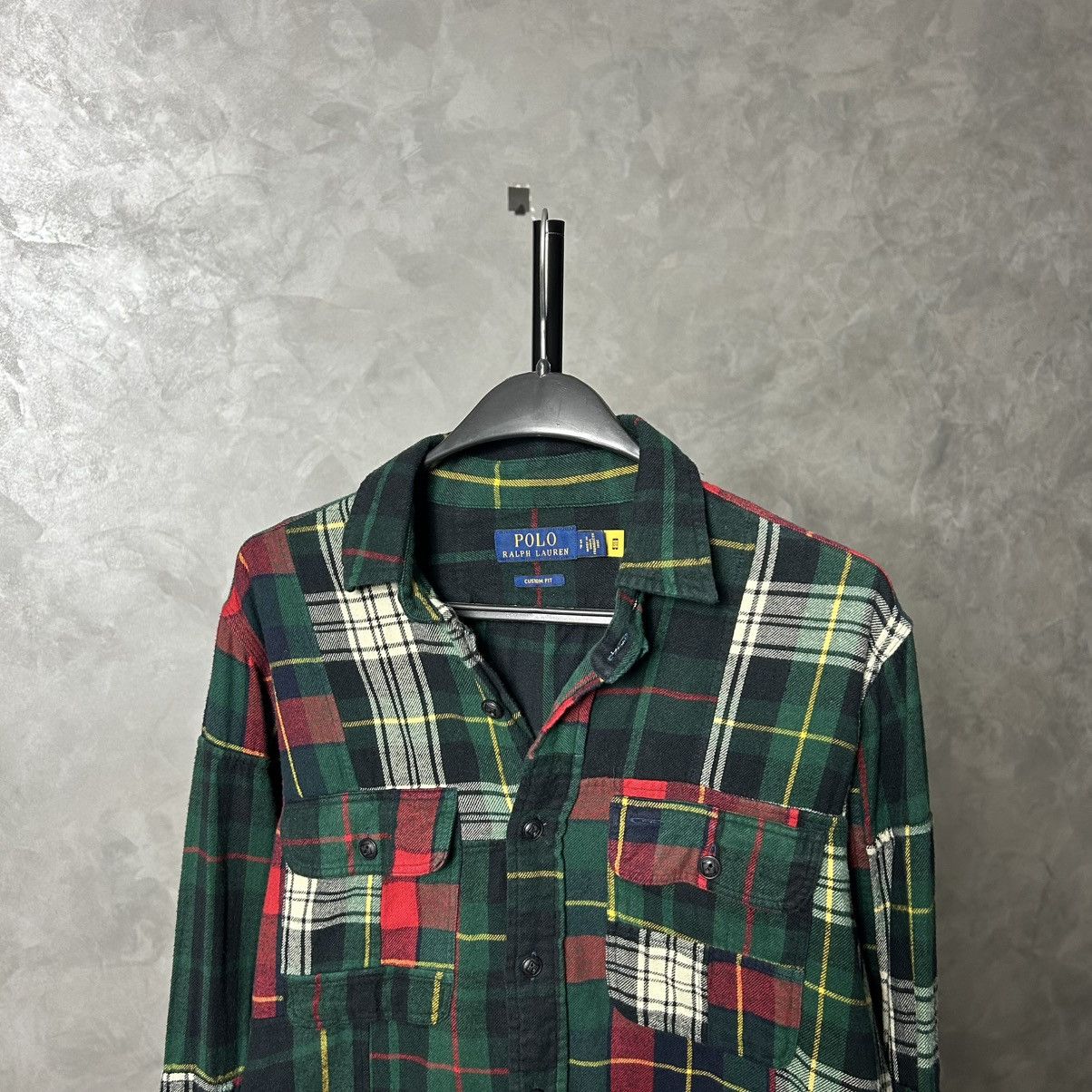 Polo Ralph Lauren Polo RL Plaid Flannel Patchwork Shirt Kapital Style Size US S / EU 44-46 / 1 - 10 Thumbnail