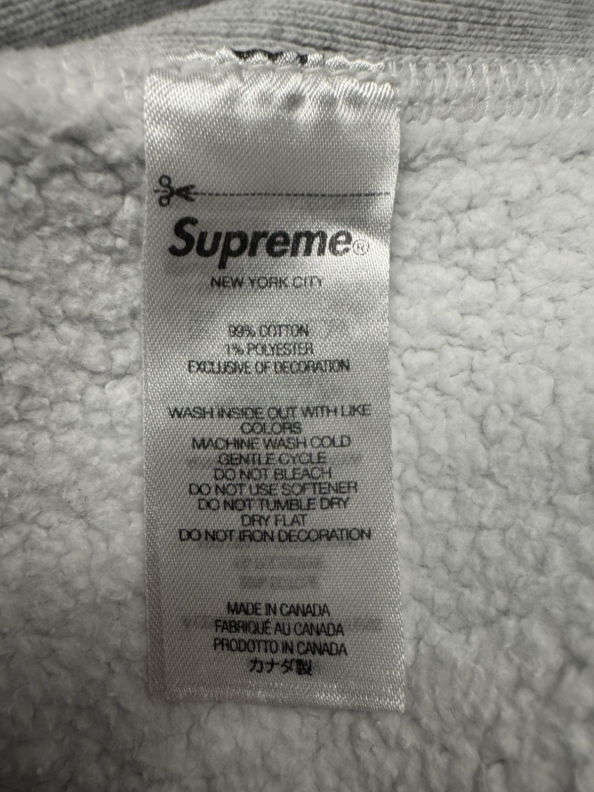 Supreme Supreme cities arc crewneck - ash gray Size US L / EU 52-54 / 3 - 7 Thumbnail