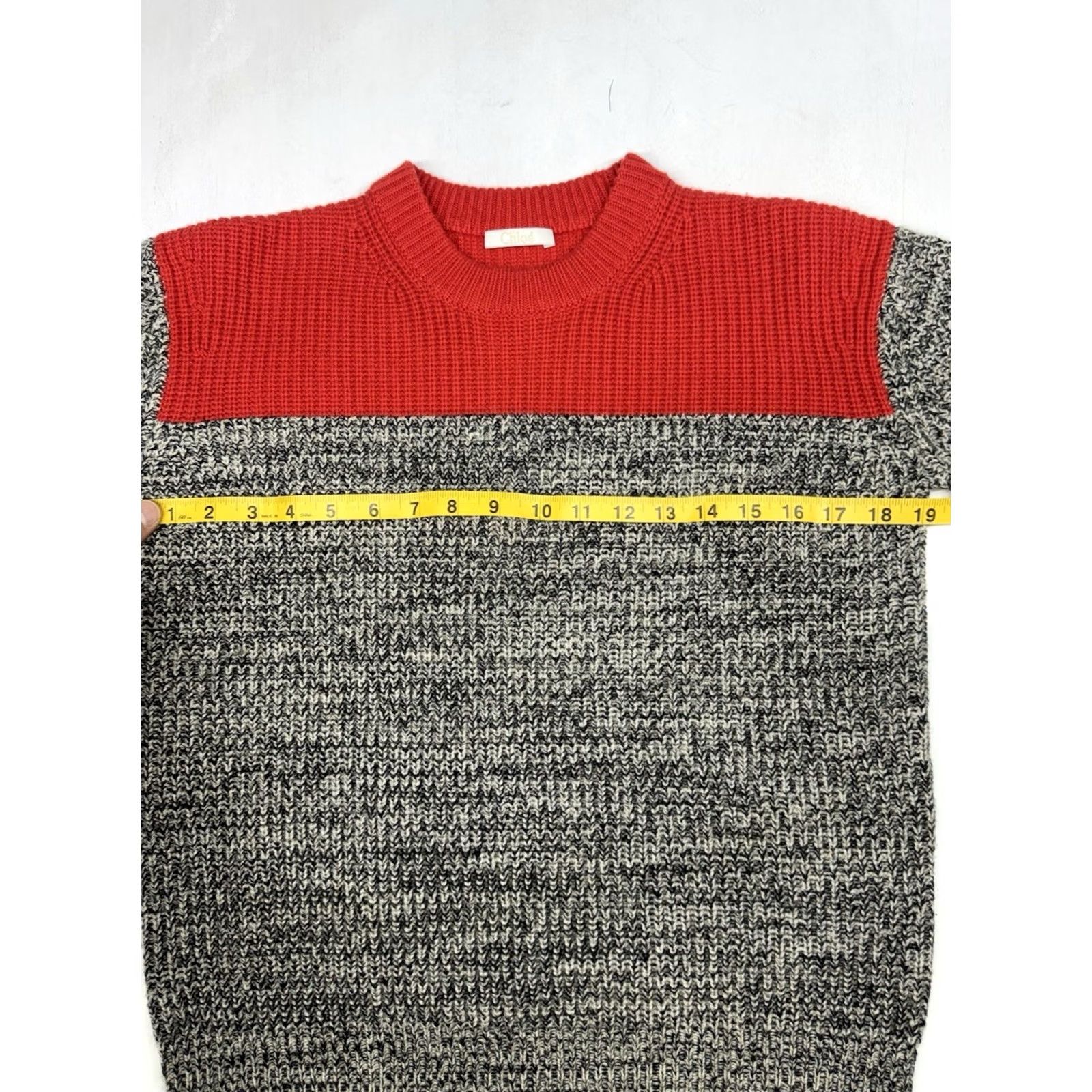 THAKOON Chloe Sweater Gray Cashmere Knit Pullover Women XS Crew Neck Long Sleeve Solid Preppy Size XS / US 0-2 / IT 36-38 - 3 Thumbnail