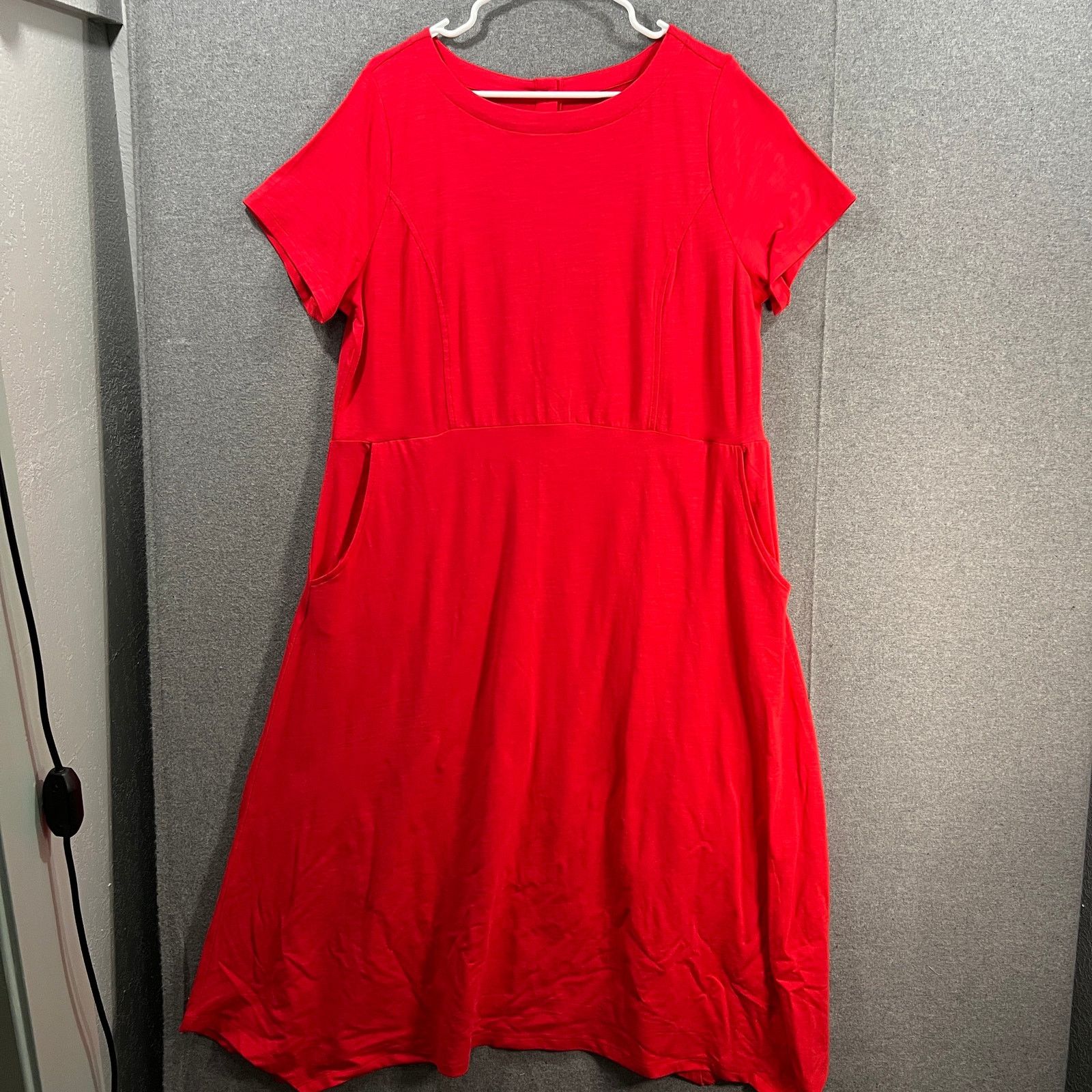 Other Joan Rivers Regular Cotton Blend Knit Midi Dress Size L / US 10 / IT 46 - 1 Thumbnail