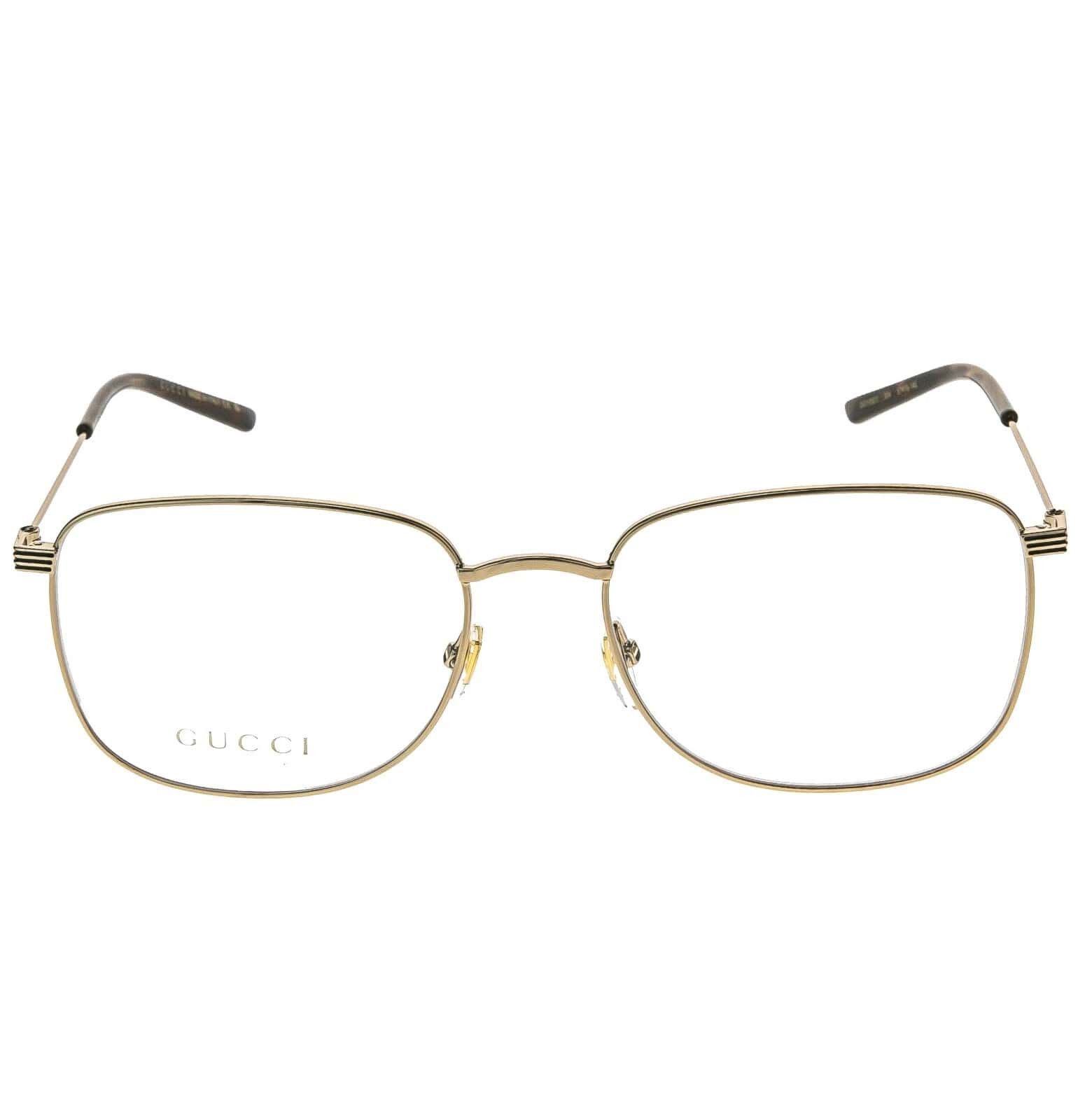 Gucci GUCCI GG1052O 1052 Gold Classic Stripe Logo Eyeglasses 004 Size ONE SIZE - 9 Thumbnail