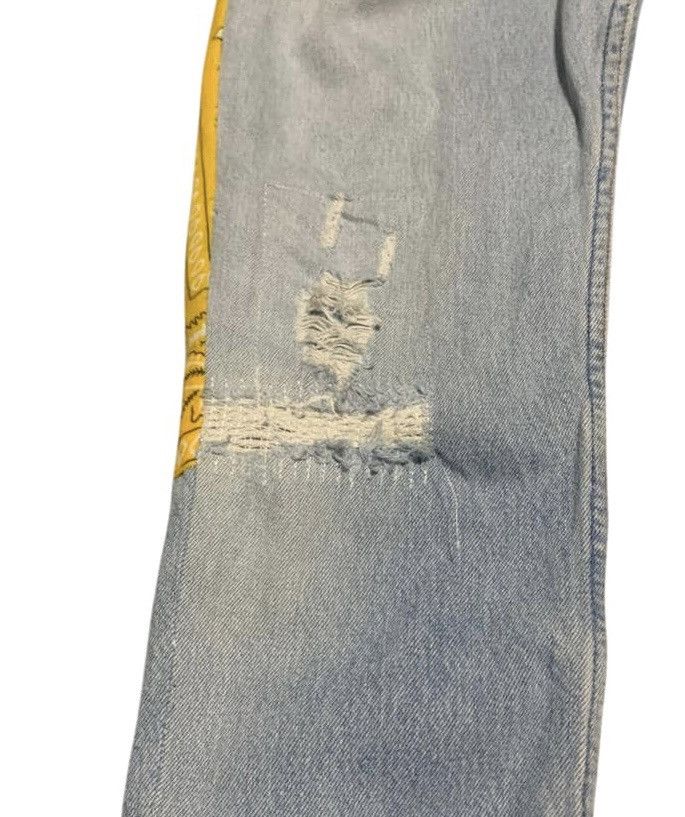 Levi's Vintage Levis 501 Straight Patchwork Jeans Size US 34 / EU 50 - 8 Thumbnail