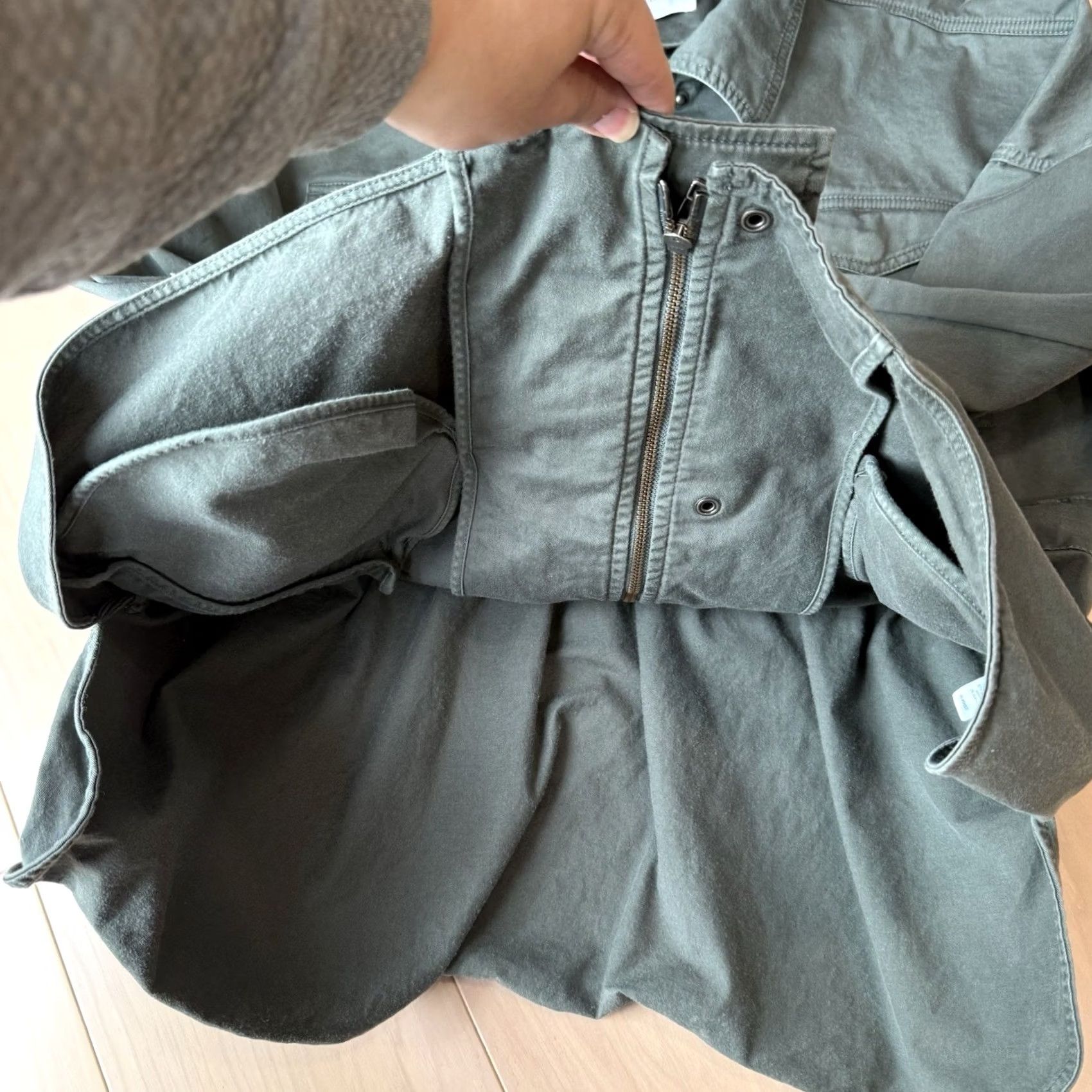 Alo Athleta Greenwich Jacket Large Green Full Zip Military Athleisure Derek Lam 10C Size L / US 10 / IT 46 - 6 Thumbnail