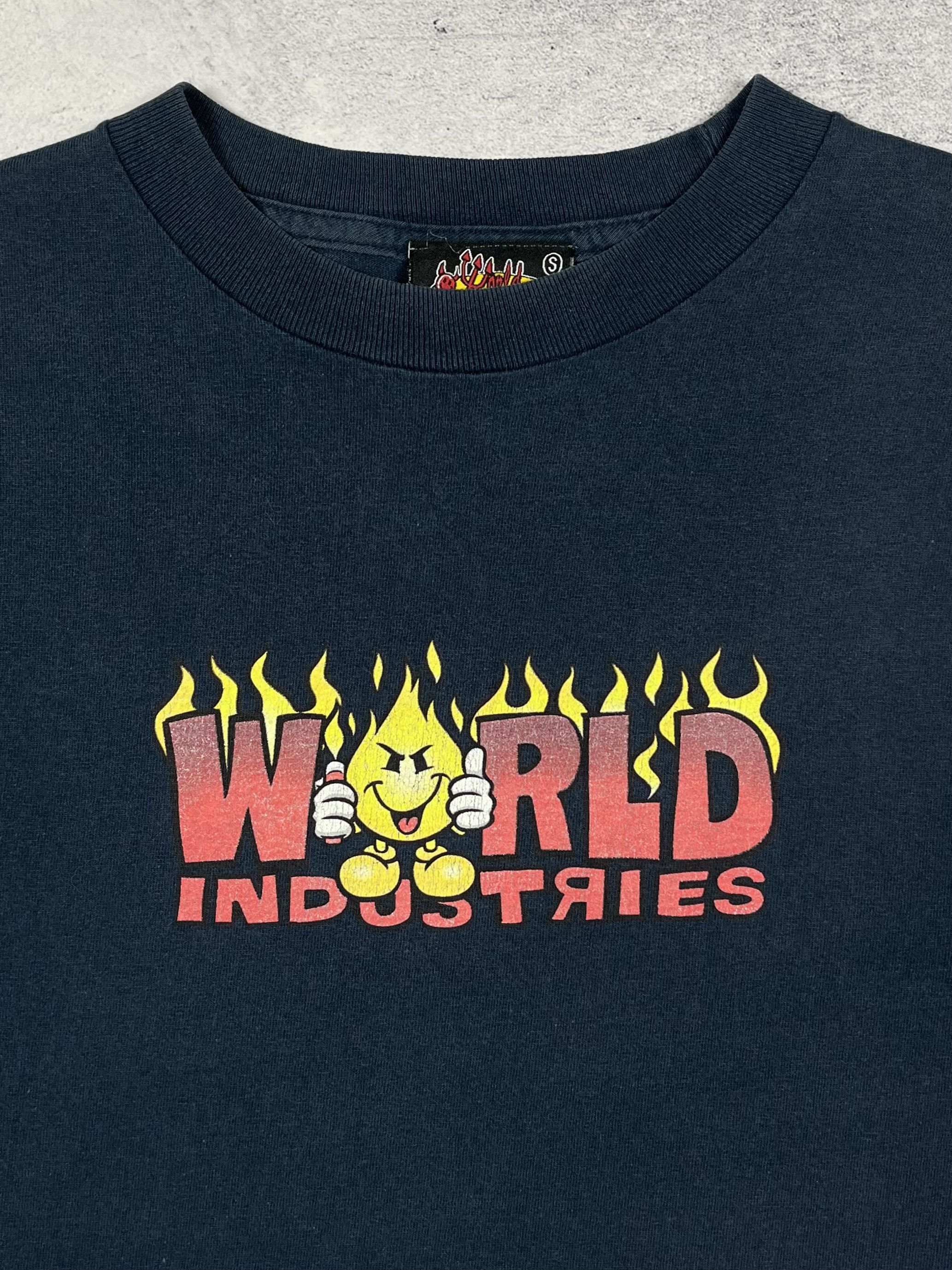World Industries Vintage World Industries Flameboy Big Logo T Shirt 90’s Size US S / EU 44-46 / 1 - 6 Thumbnail