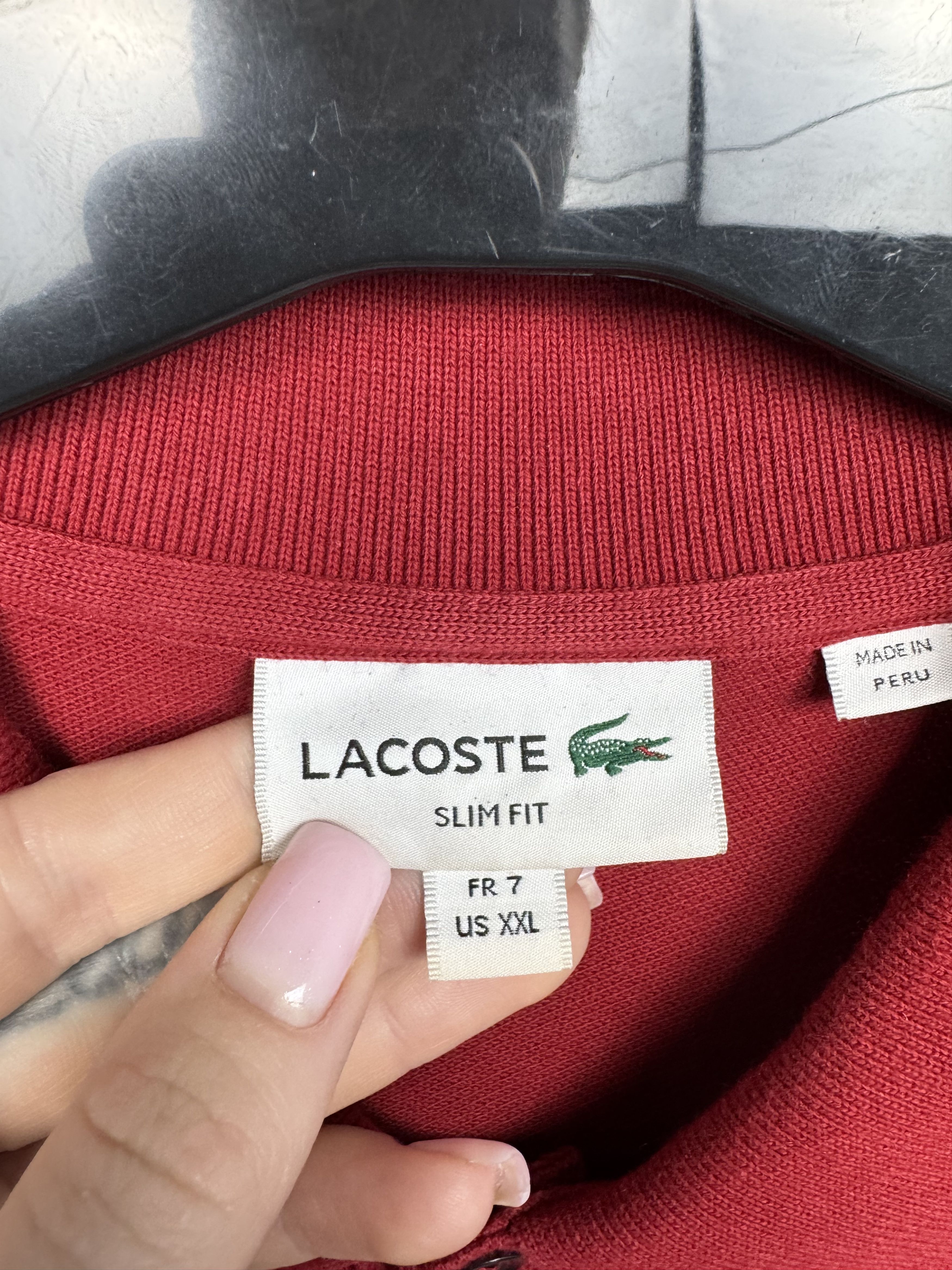 Lacoste Lacoste Vintage Mens Polo Shirt Size 7 XXL Size US XXL / EU 58 / 5 - 3 Thumbnail