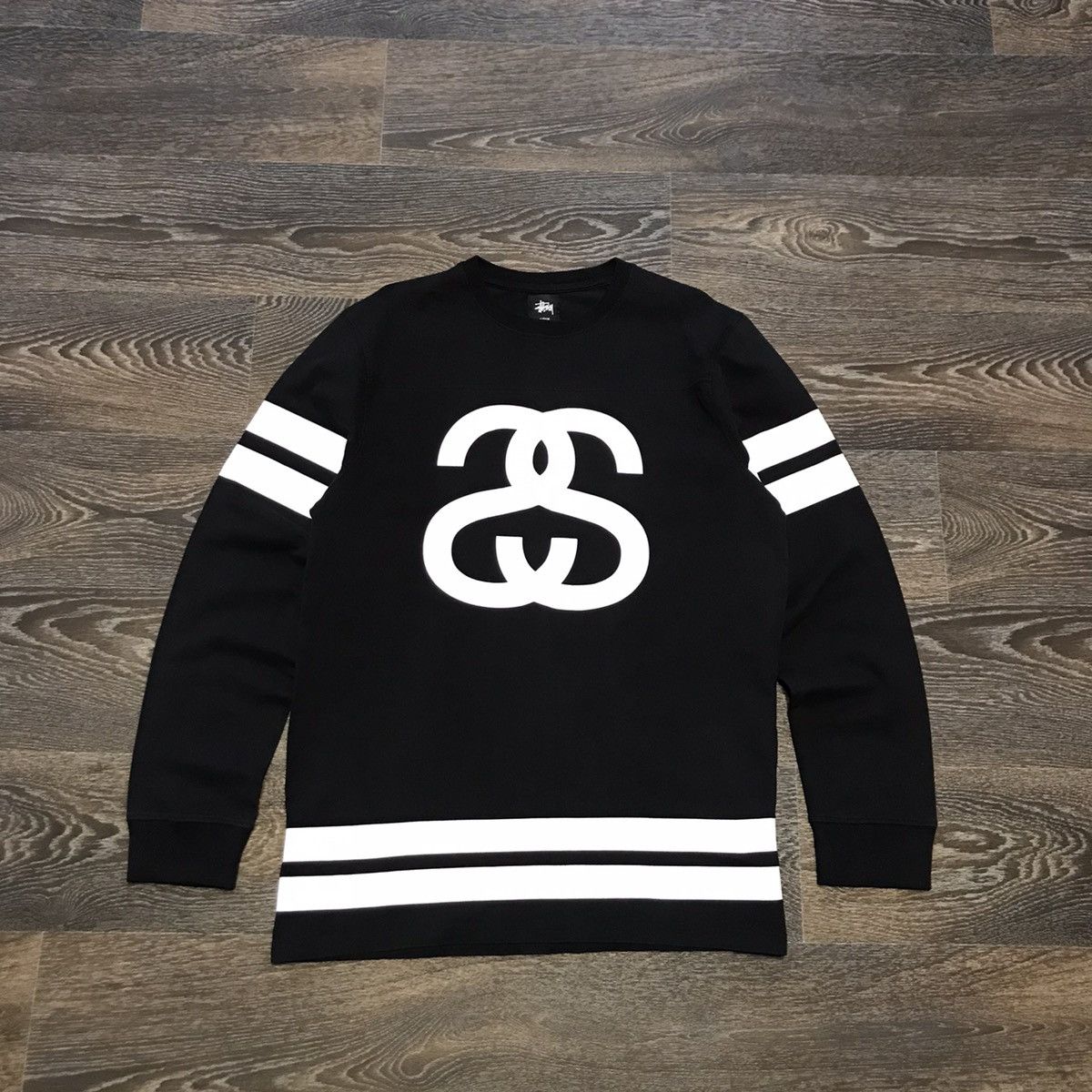 Stussy × Vintage Stussy Big Logo Mens Sweatshirt Size M-S Size US M / EU 48-50 / 2 - 2 Thumbnail