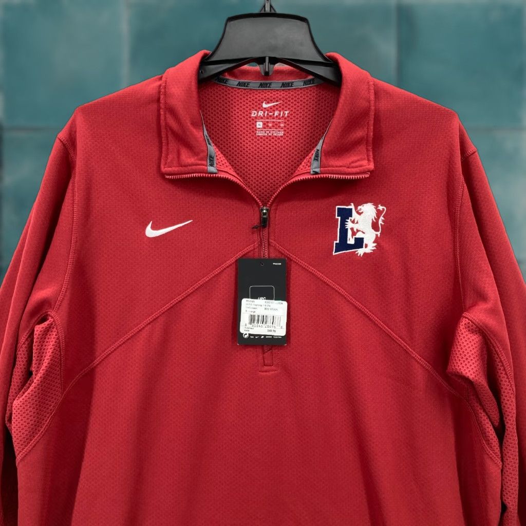 Nike Nike Dri-Fit 1/4 Zip Pullover Mens XL Red Philadelphia 76ers Sweatshirt Size US XL / EU 56 / 4 - 1 Thumbnail