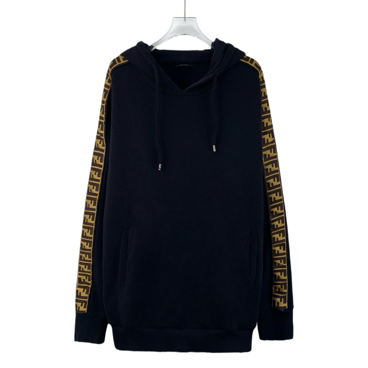 Fendi Fendi Hoodie Side Logo Black (Size L) Size US L / EU 52-54 / 3 - 1 Thumbnail