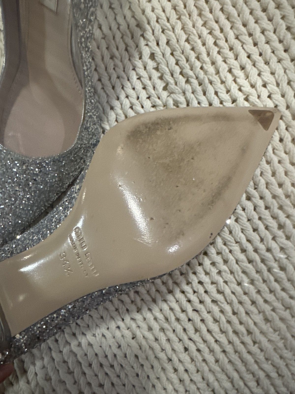 Miu Miu Miu Miu Glitter Heels Size US 4.5 / IT 34.5 - 3 Thumbnail