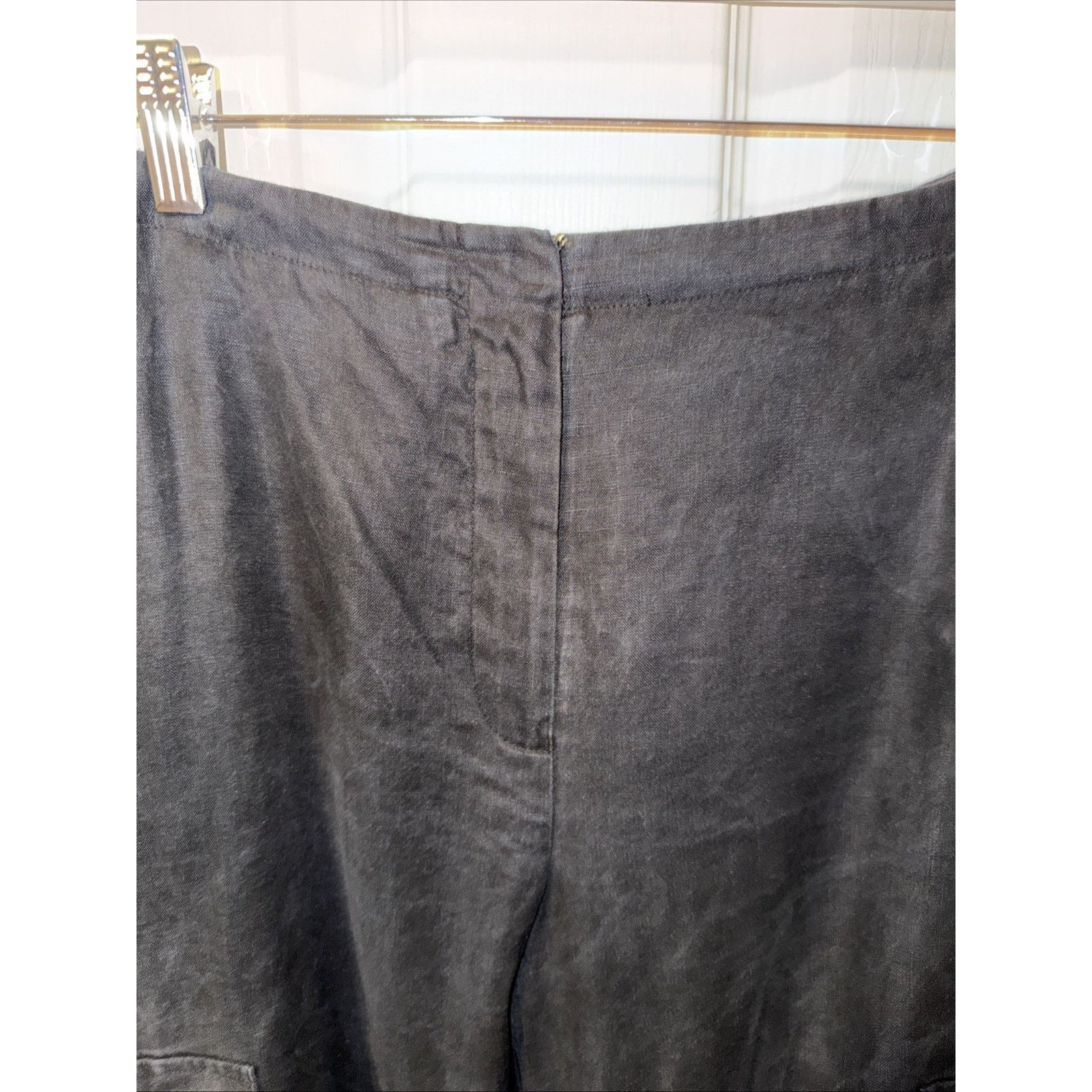 UNIK International Inc. INC International Concepts Womens Black Cargo Pants, Size 4 Size 27" / US 4 / IT 40 - 4 Thumbnail