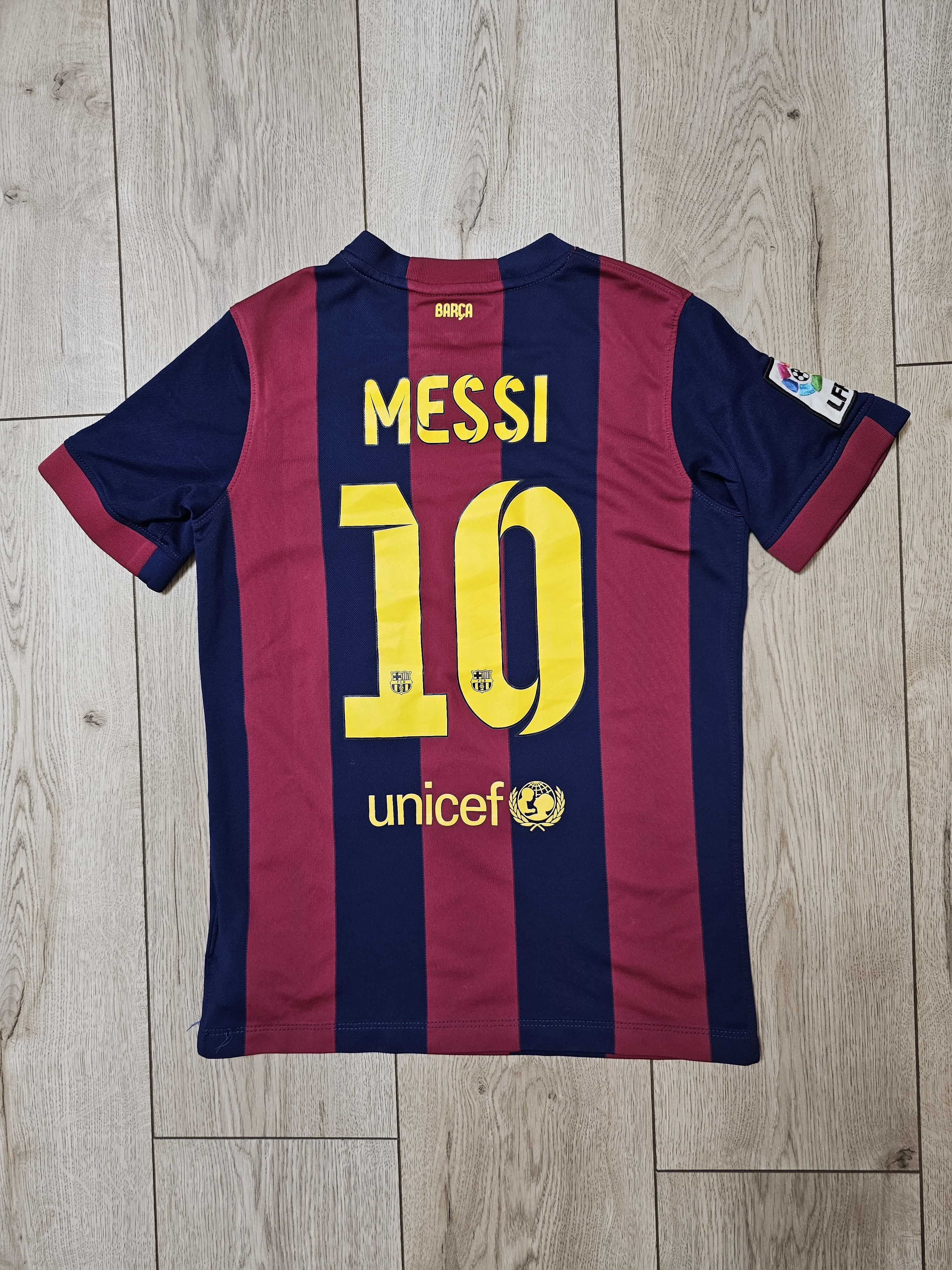 Nike BARCELONA 2014 2015 MESSI FOOTBALL SOCCER JERSEY BOYS 12-13Y Size US XXS / EU 40 - 1 Thumbnail