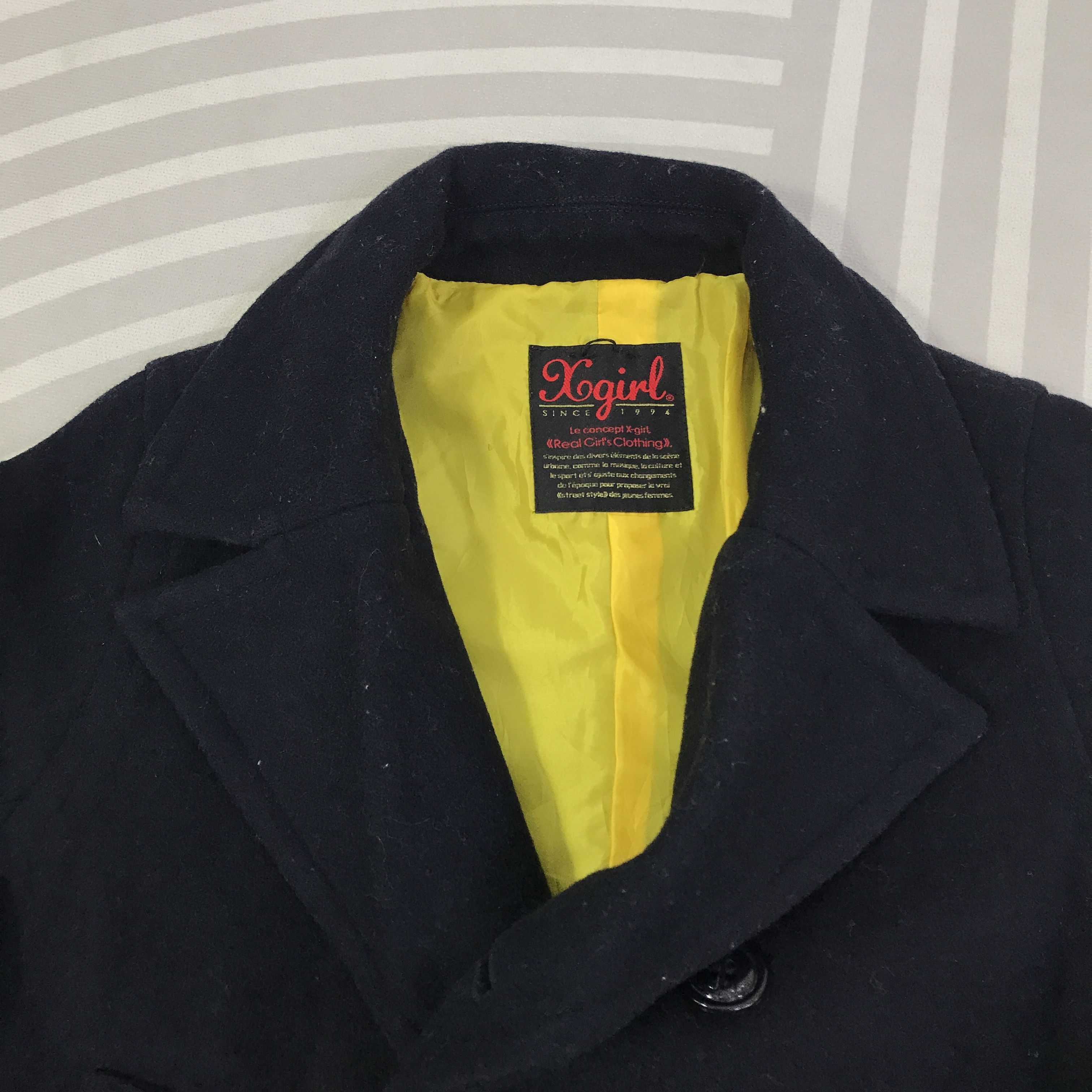 Vintage Vintage X-Girls Wool Coats Jacket K84B12 Size M / US 6-8 / IT 42-44 - 5 Thumbnail