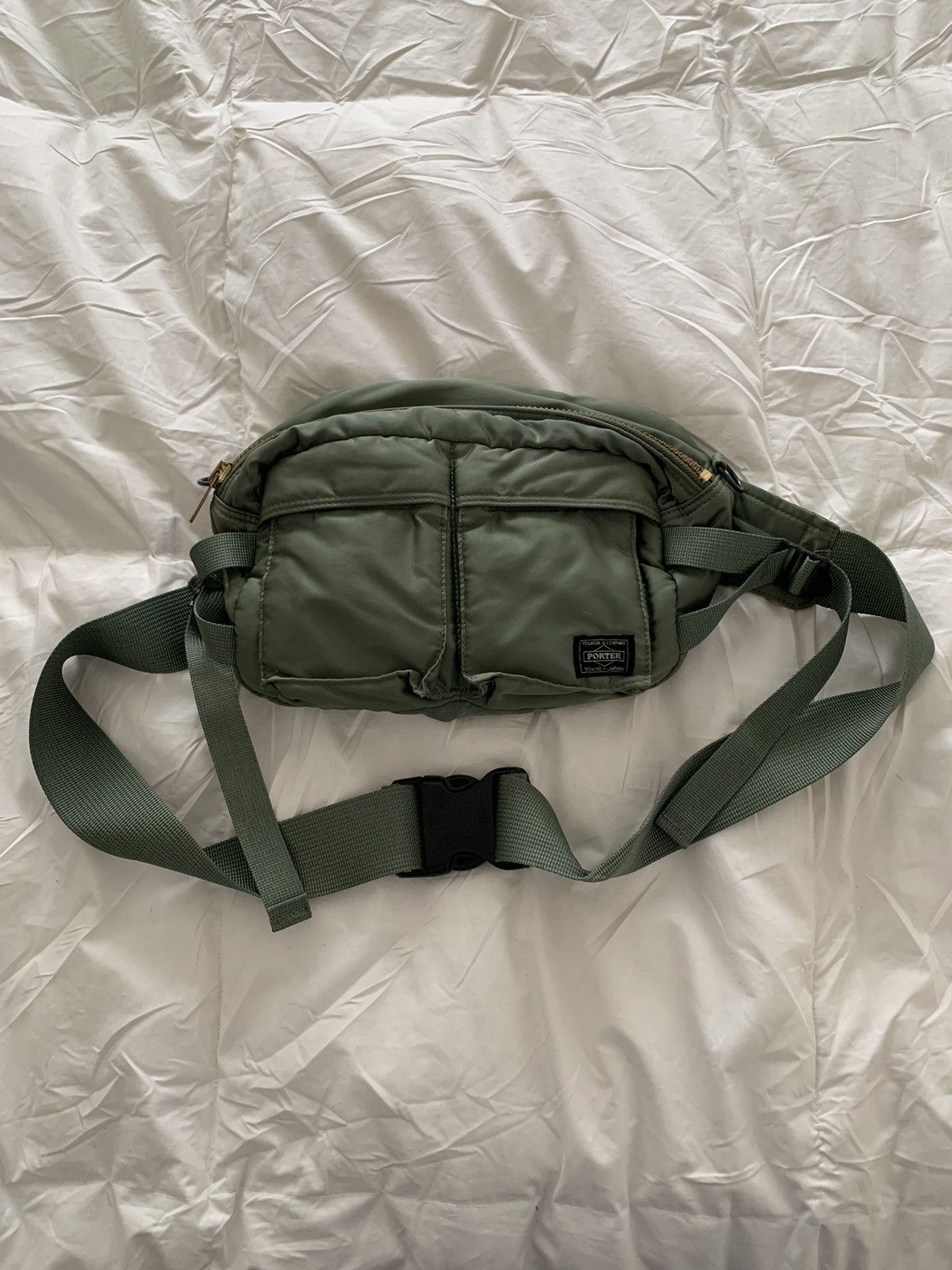 image of Head Porter Shoulder Bag in Sage, Men's