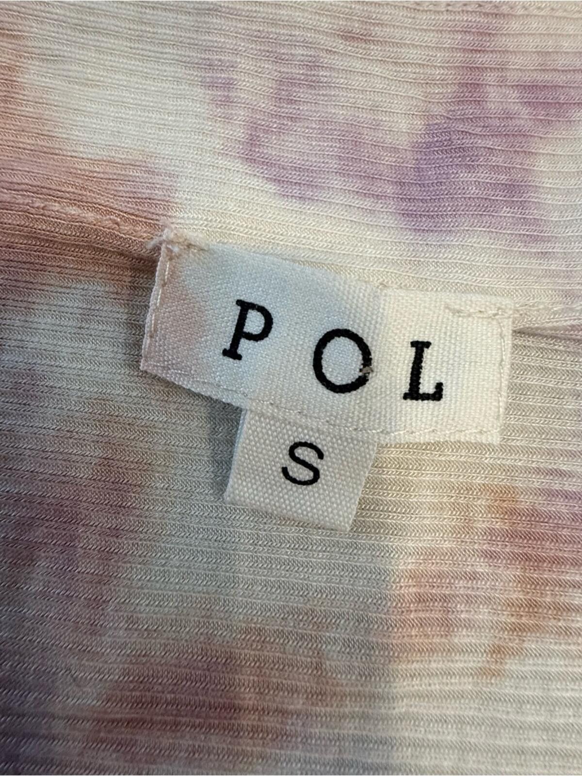 Polo Ralph Lauren POL tie dye sweatshirt V neck capped sleeves pink purple SM Size S / US 4 / IT 40 - 5 Thumbnail