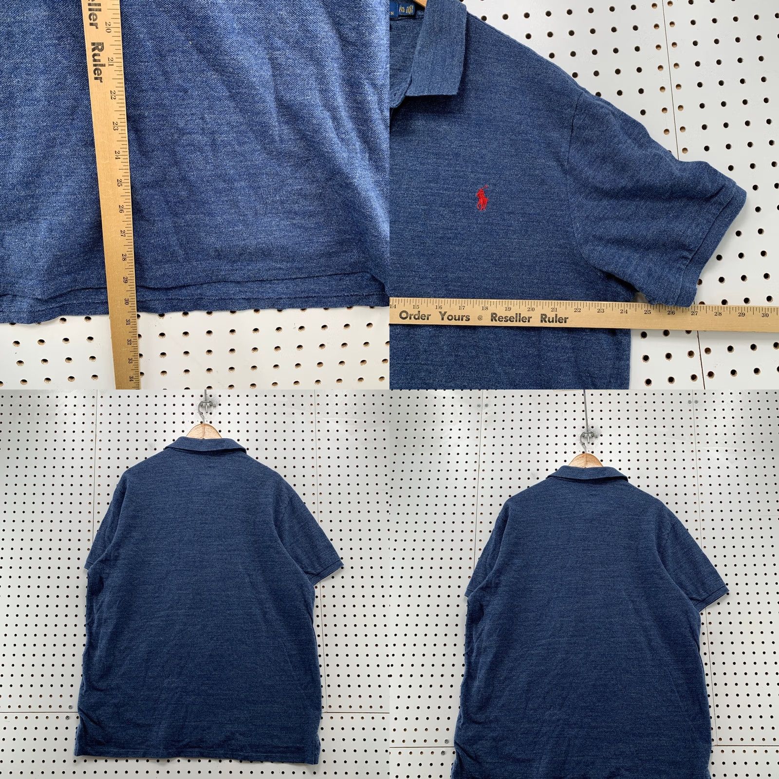 Polo Ralph Lauren Polo Ralph Lauren Shirt Mens 2XL Indigo Blue Preppy Slim Fit Size US XXL / EU 58 / 5 - 8 Thumbnail