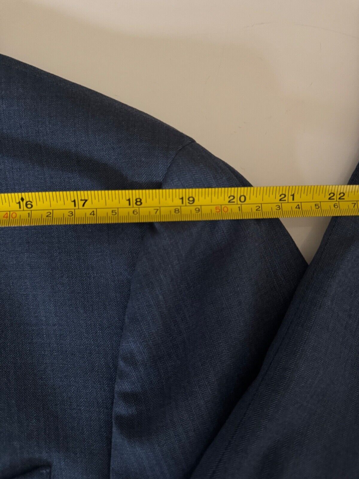 Jos. A. Bank Jos A Bank 1905 Mens 42R Slim Blue Wool Jacket Sport Coat Size 42R - 8 Thumbnail