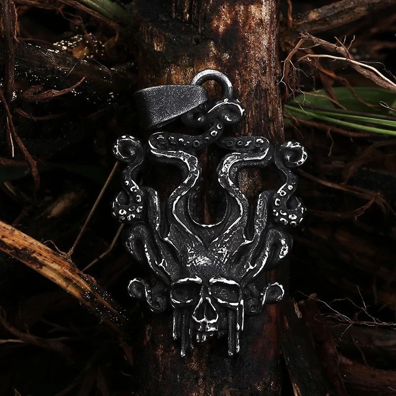 Jewelry Gothic Skull Pendant Necklace 2025 Size ONE SIZE - 2 Thumbnail