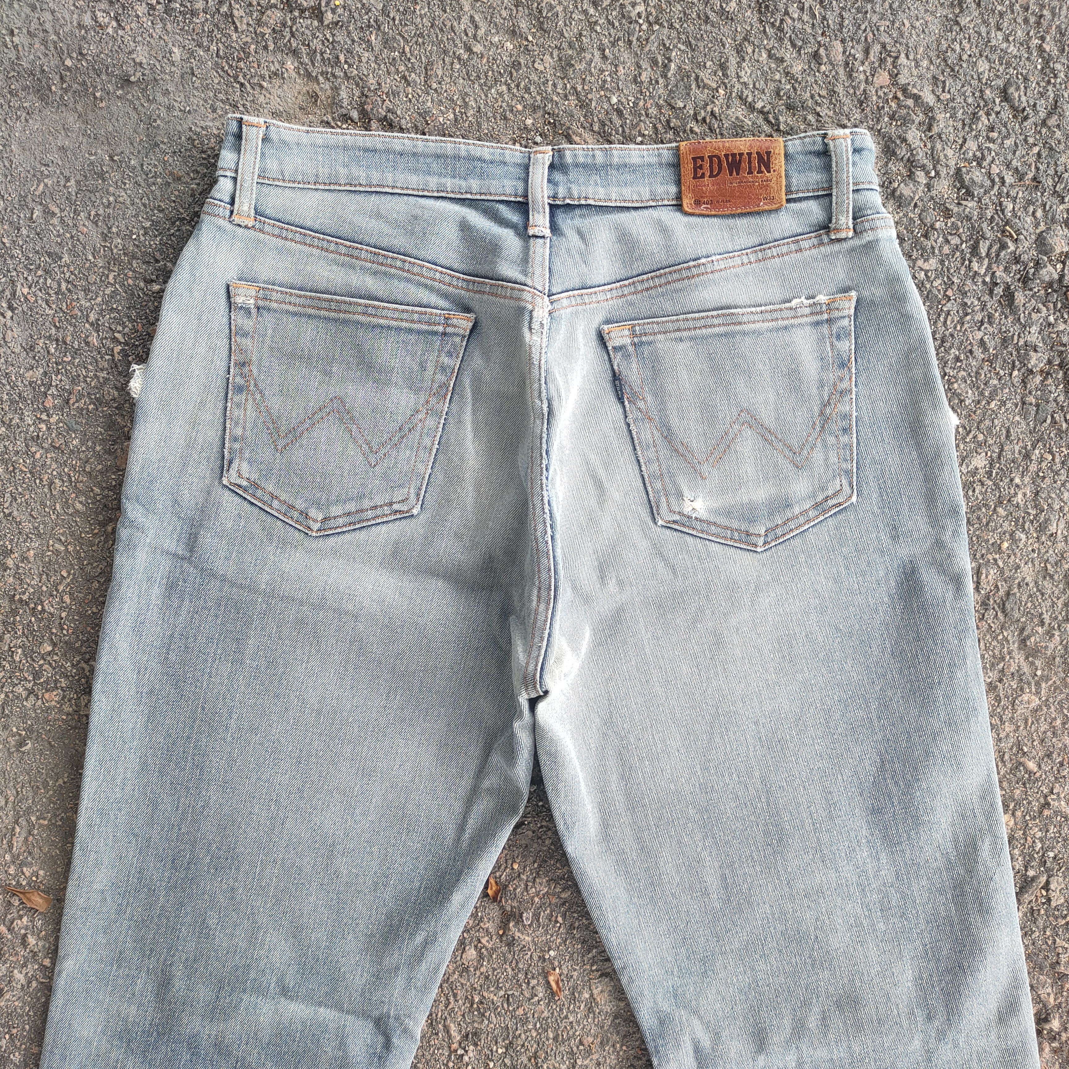 Edwin VINTAGE EDWIN FADED JEANS DENIM PANTS Size US 35 - 7 Thumbnail
