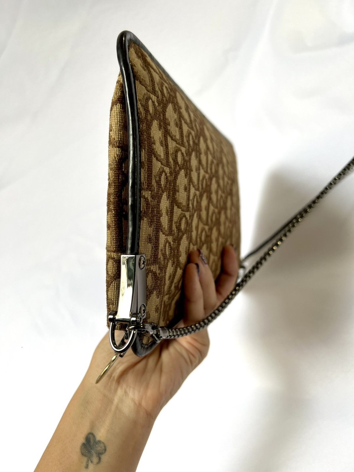 Dior Dior Vintage Trotter Clutch Bag Iconic Size ONE SIZE - 13 Thumbnail