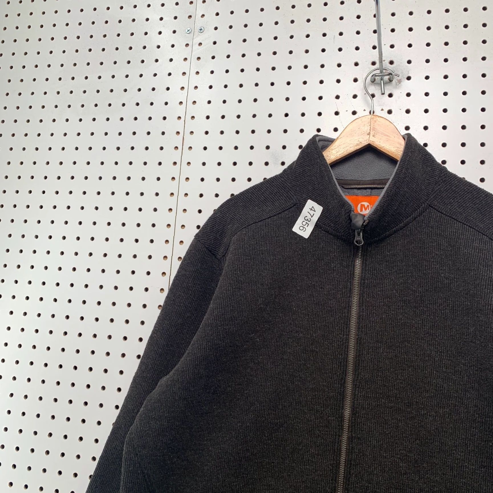 Merrell Merrell Wool Jacket Mens Large Gray Wool Blend Fleece Lined Heavyweight Zip Size US L / EU 52-54 / 3 - 7 Thumbnail