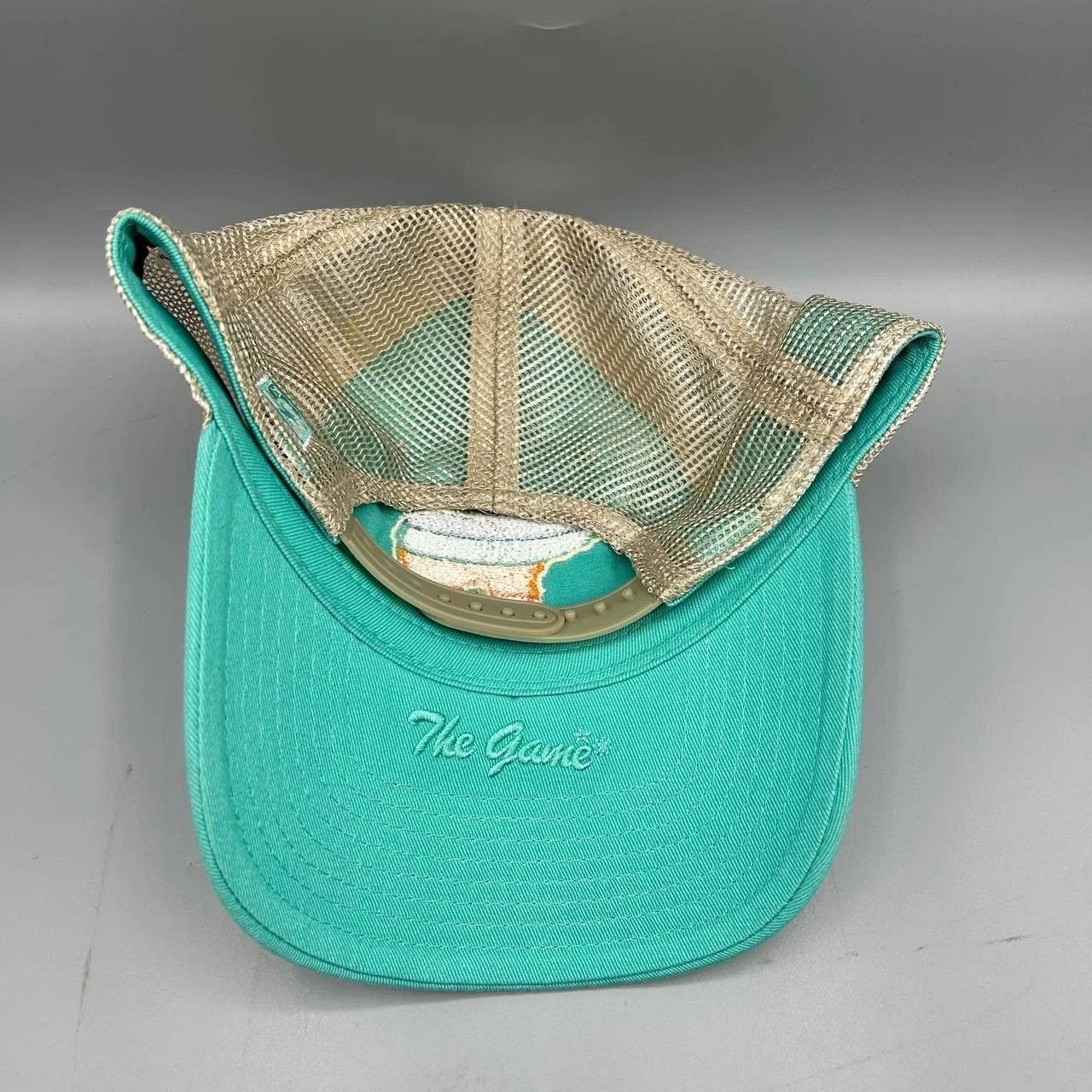 The Game Yellowstone Trucker Hat Men Blue Embroidered Snap Back Size ONE SIZE - 7 Thumbnail