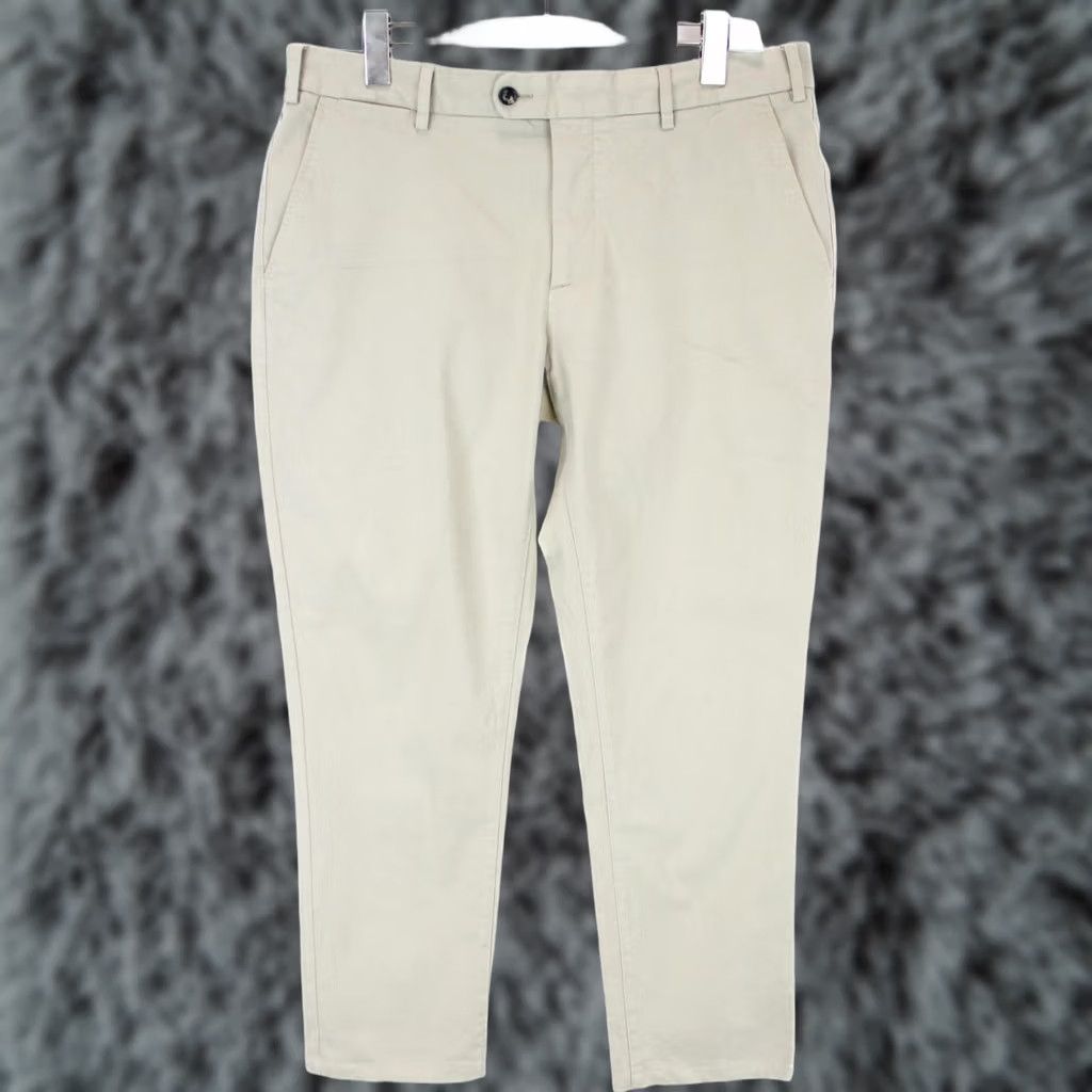 Suitsupply Suitsupply Porto Trousers Men's UK 36 Pure Cotton Chino Pockets Zip Fly Beige Jeans Trousers Mens Regular Cotton Beige Porto Size US 36 / EU 52 - 1 Thumbnail