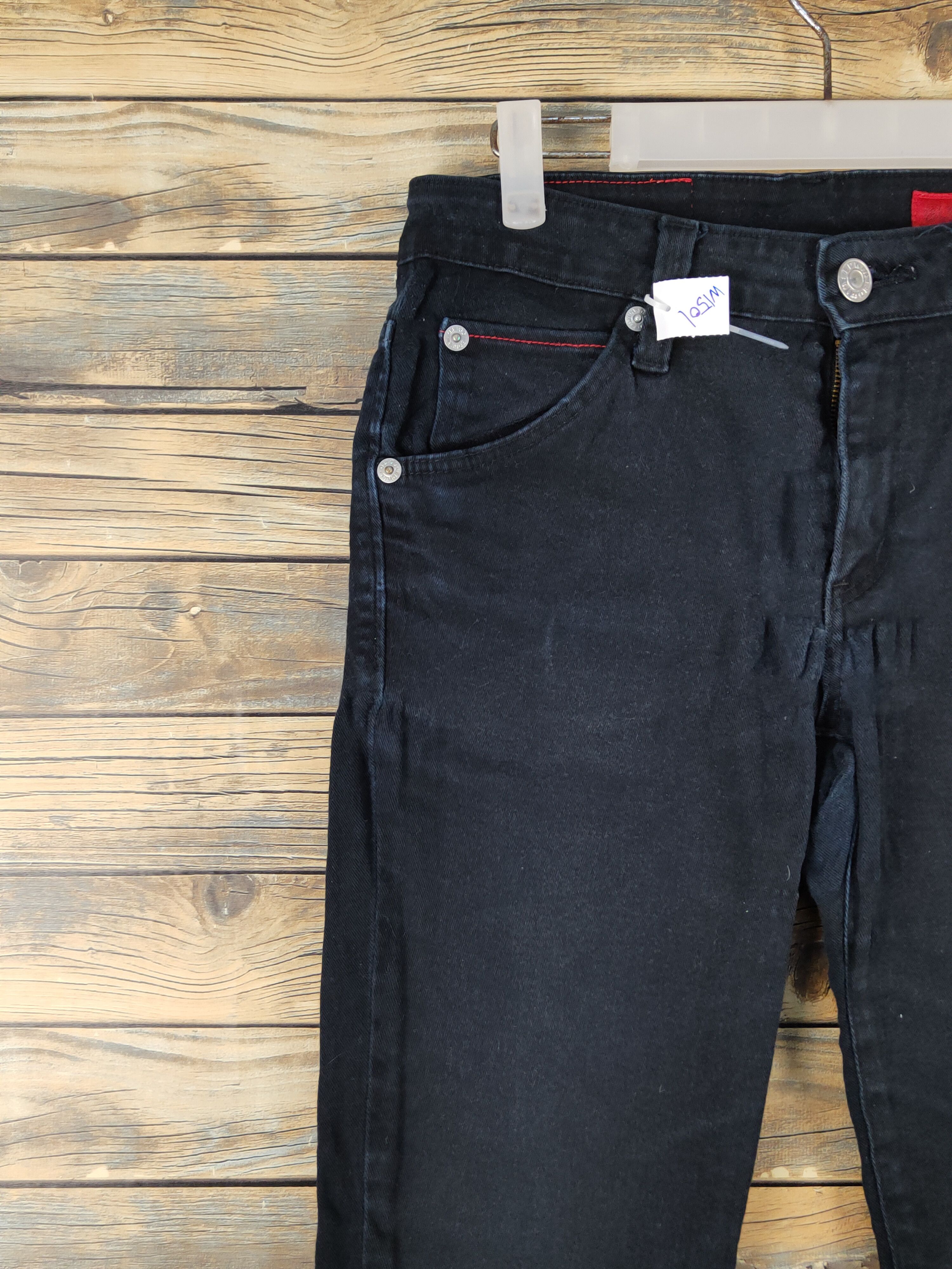 Edwin Edwin Black Distressed Ripped denim Jeans #W1501 Size US 30 / EU 46 - 3 Thumbnail