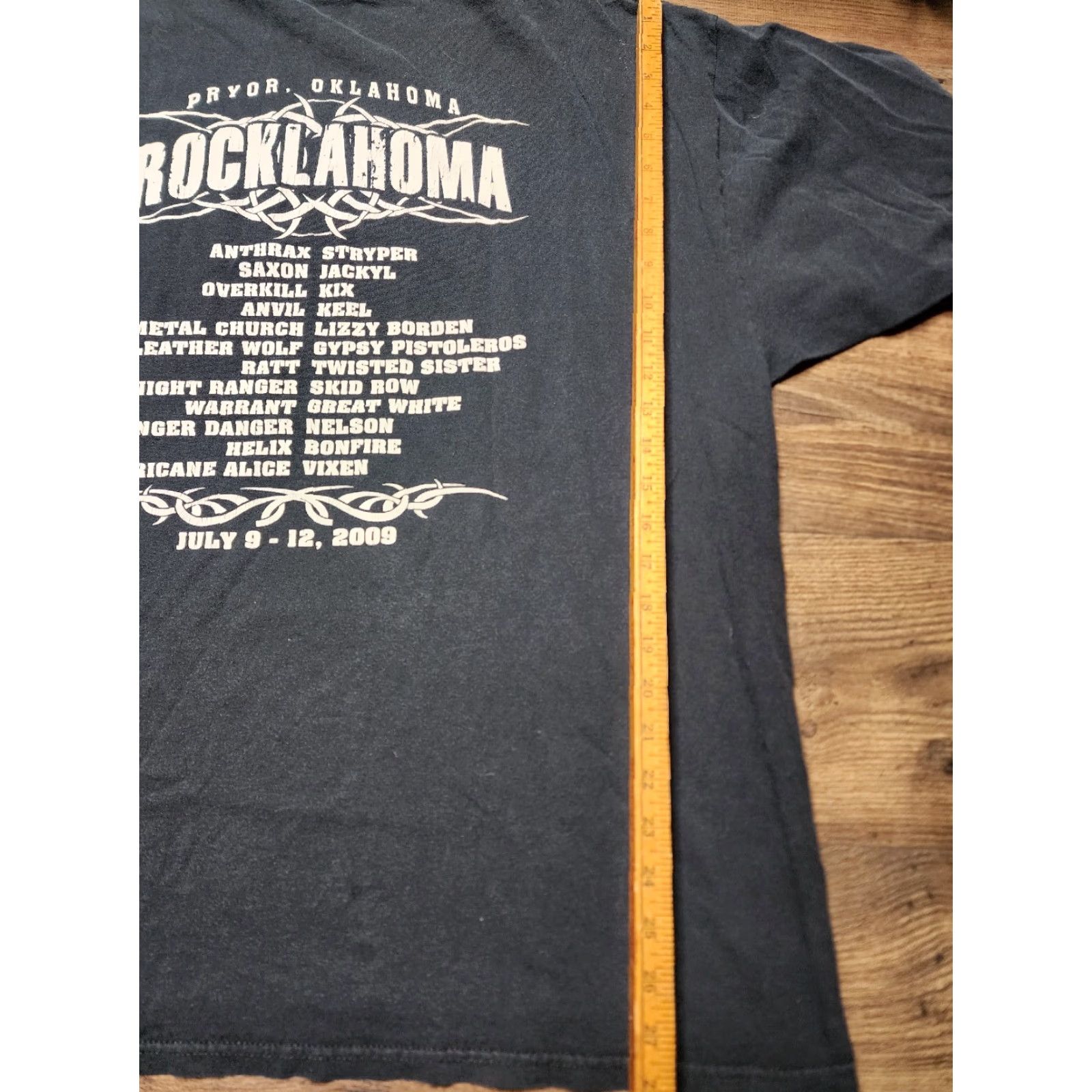 Doublet Rocklahoma Festival T-Shirt 2XL Black Double-Sided Short Sleeve Mens Rock 2010s Size US XXL / EU 58 / 5 - 3 Thumbnail