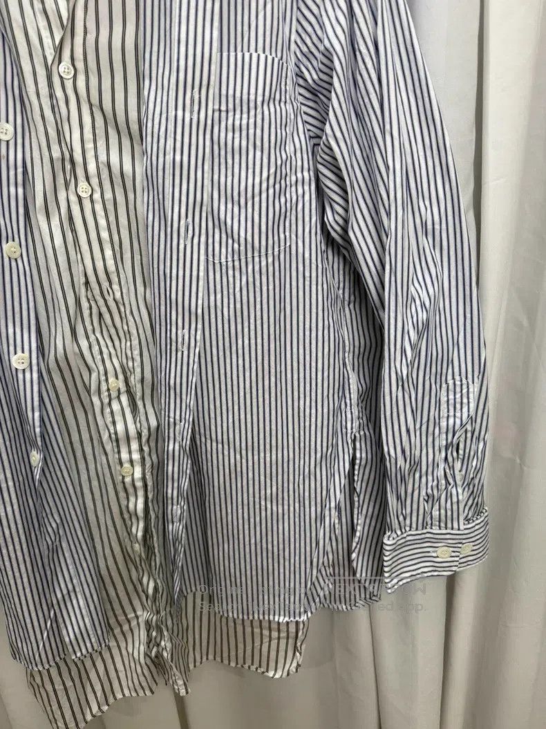 Dries Van Noten Dries Van Noten Double-layer striped relaxed fit blouse| Size S / US 4 / IT 40 - 4 Thumbnail