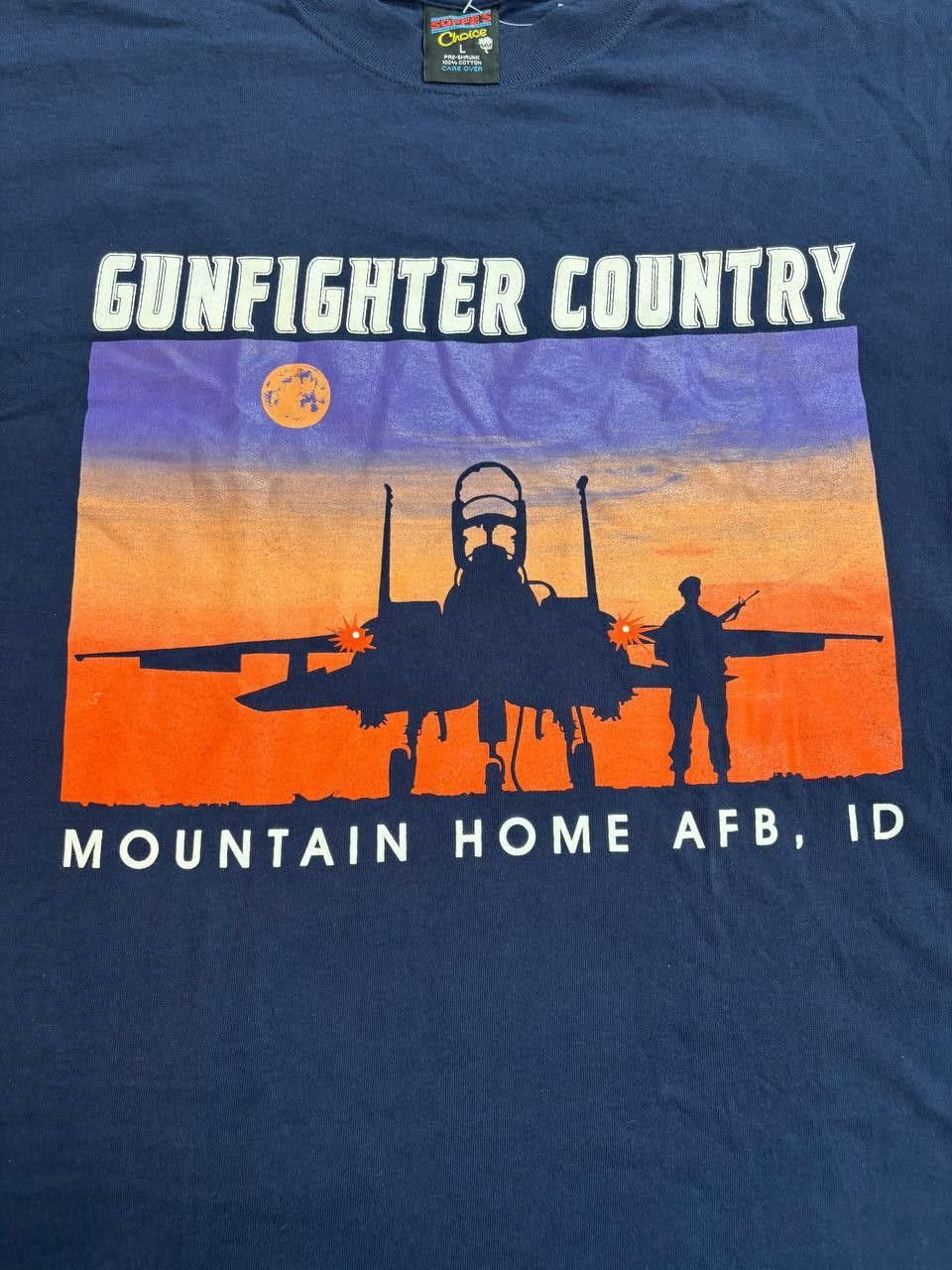 Vintage Vintage Soffe Mountain Home AFB Made in USA Shirt L Size US L / EU 52-54 / 3 - 5 Thumbnail