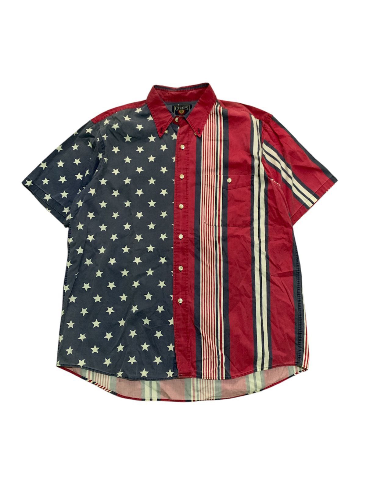 2000s Chaps Ralph Lauren American Flag Shirt
