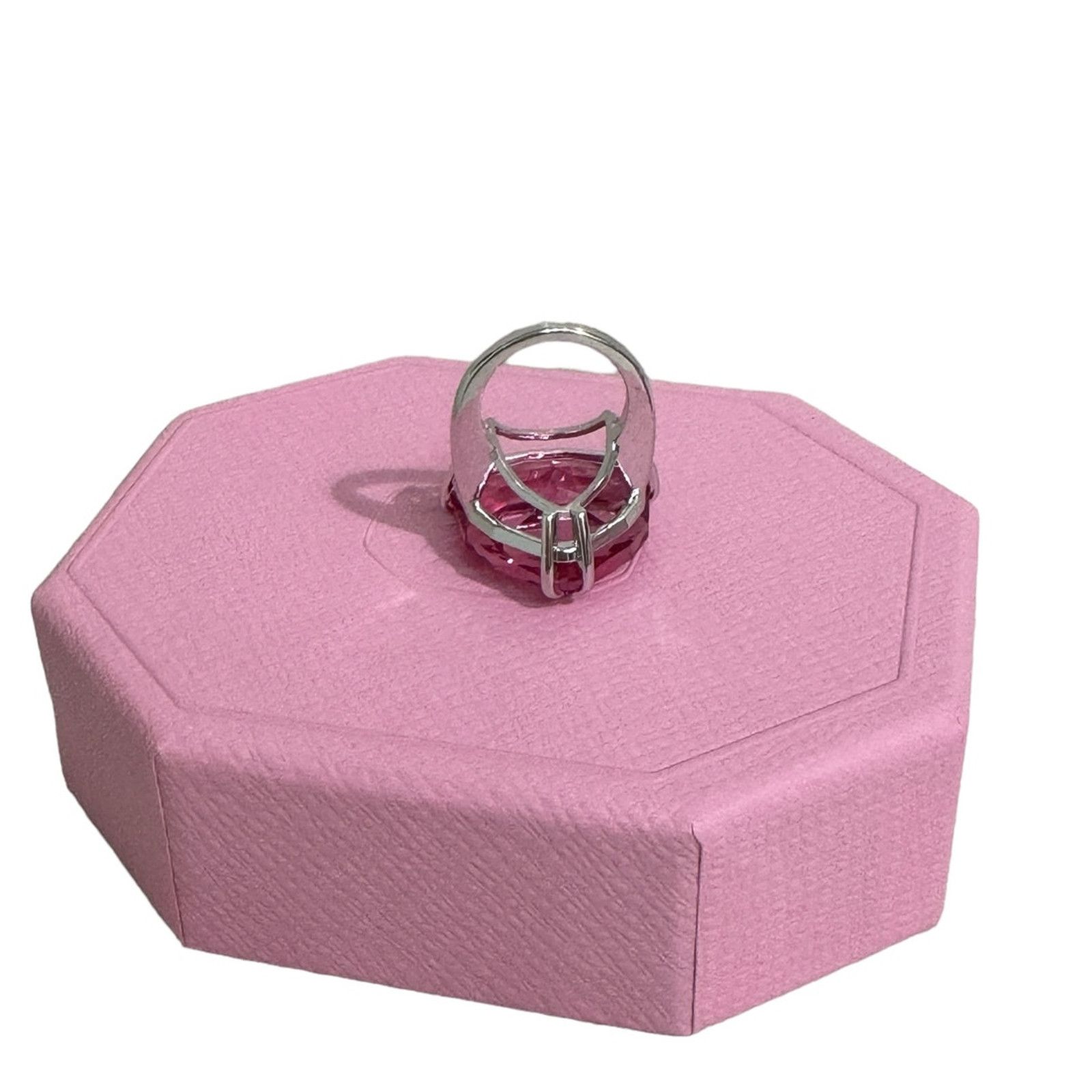 Swarovski Swarovski Millenia cocktail ring Trilliant cut, Pink 50 / 5 Size ONE SIZE - 5 Thumbnail