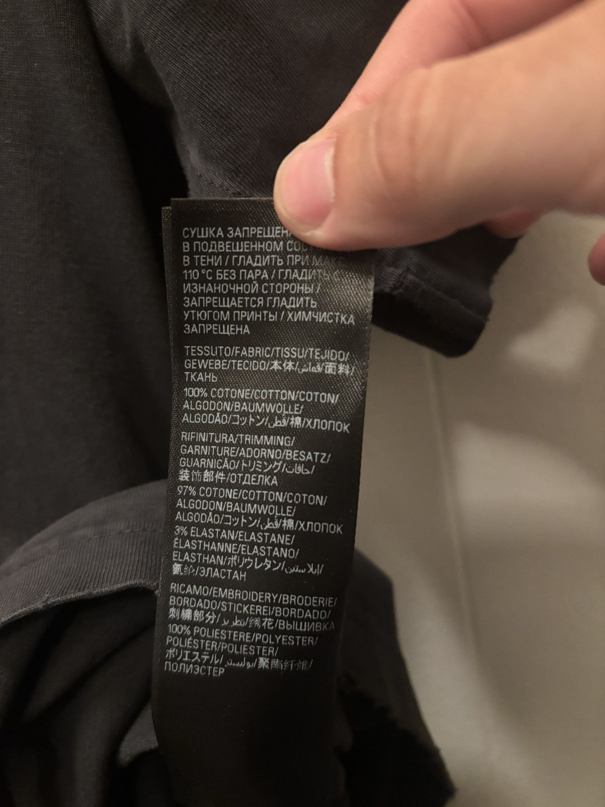 Balenciaga BALENCIAGA OVERSIZED HYBRID T-SHIRT Size US XXL / EU 58 / 5 - 12 Thumbnail