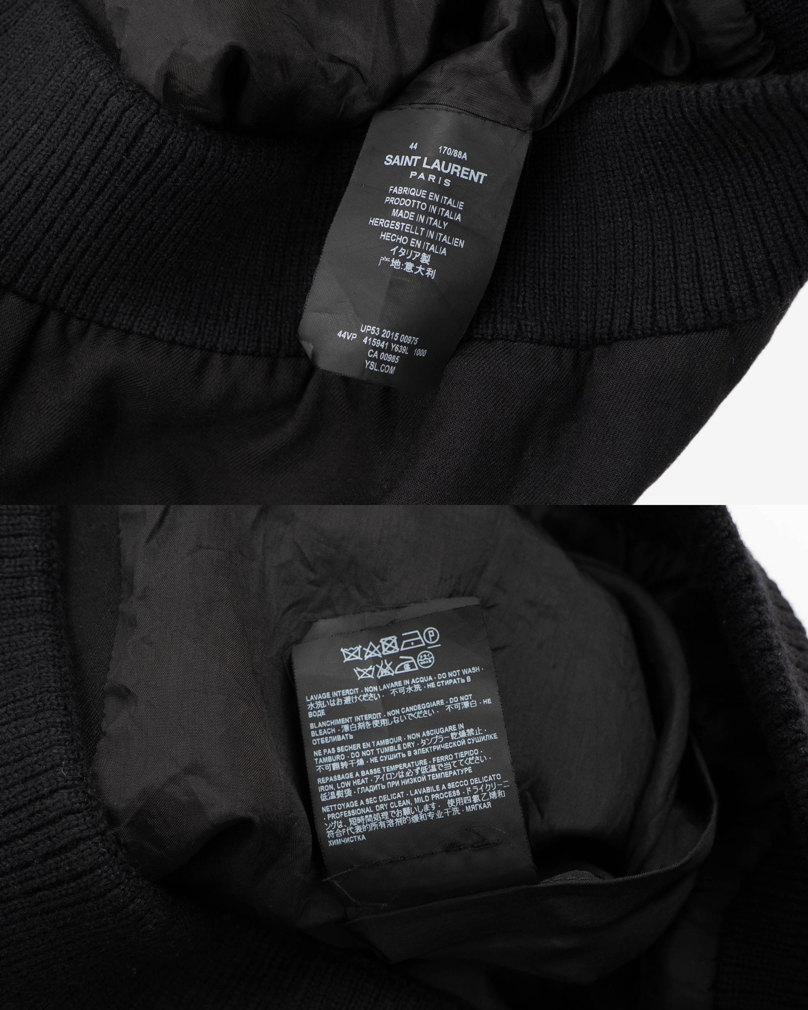Saint Laurent Paris Yeah Baby Wool Teddy Jacket (SS16) Size US S / EU 44-46 / 1 - 4 Thumbnail