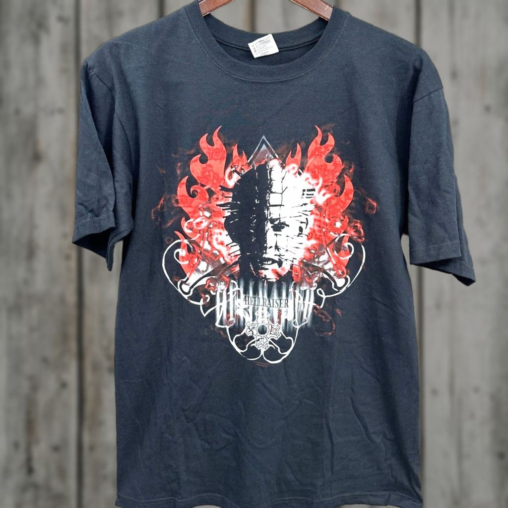 Anvil VINTAGE Hellraiser Pinhead Horror Movie Promo Tee Mens M Shirt Adult M Black Nike Size US M / EU 48-50 / 2 - 1 Thumbnail