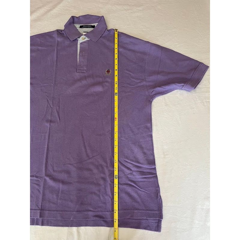 Tommy Hilfiger × Vintage Tommy Hilfiger Shirt Mens Purple Blue White Polo Sz L Size US L / EU 52-54 / 3 - 5 Thumbnail