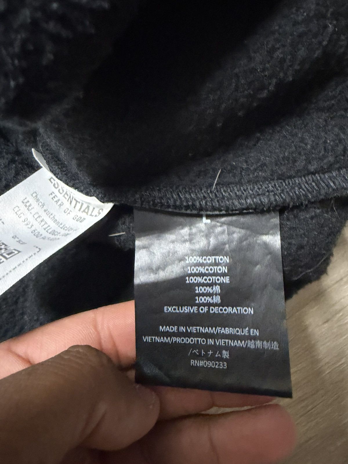 Fear of God Fear of god Essentials Zip Up hoodie Size US L / EU 52-54 / 3 - 4 Thumbnail