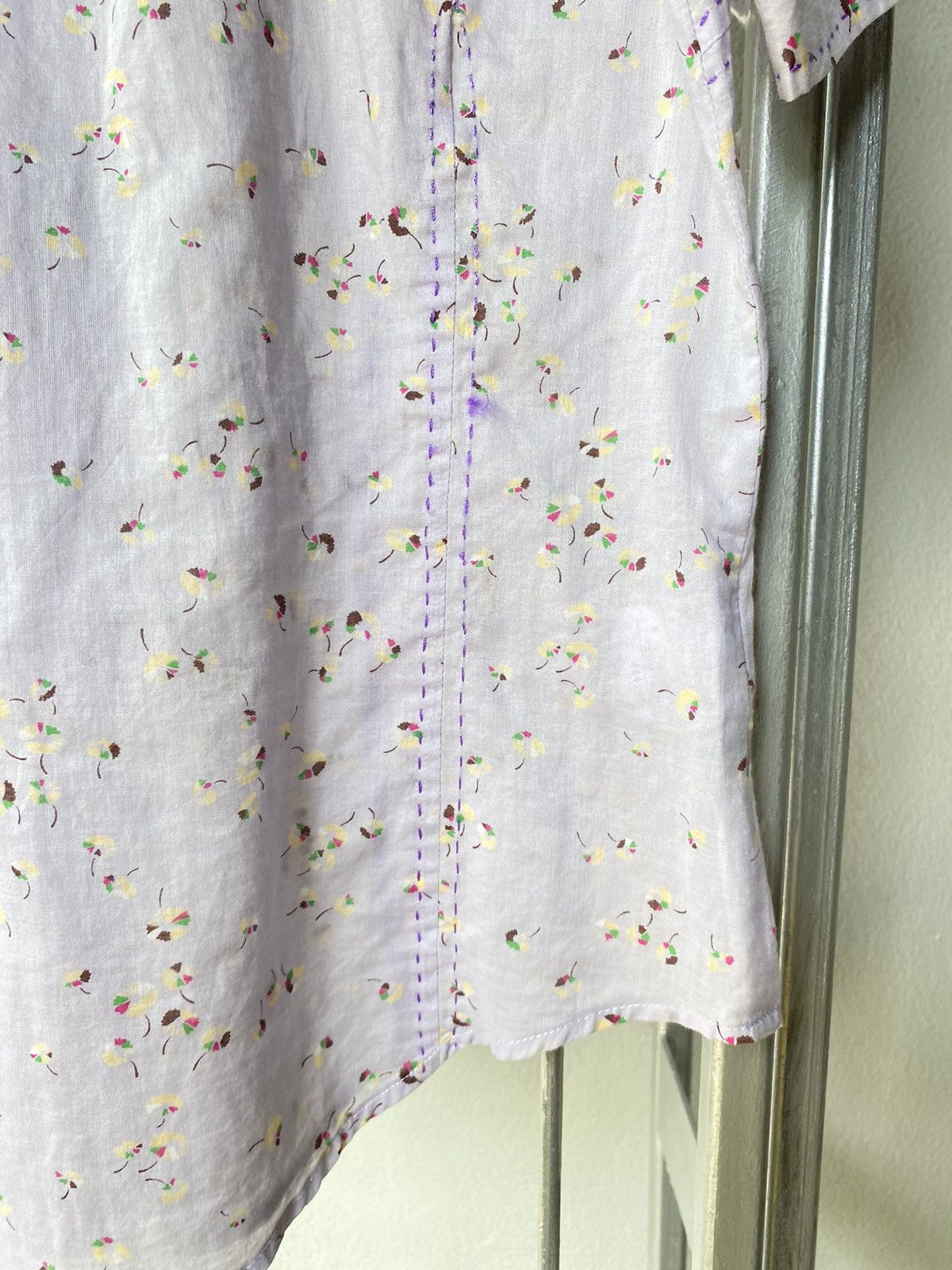 Paul Smith Paul Smith Women Lilac Floral Shirt Size S / US 4 / IT 40 - 18 Thumbnail