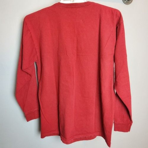 Tommy Hilfiger Tommy Hilfiger Jeans Red Long Sleeve T-Shirt Size US M / EU 48-50 / 2 - 2 Thumbnail
