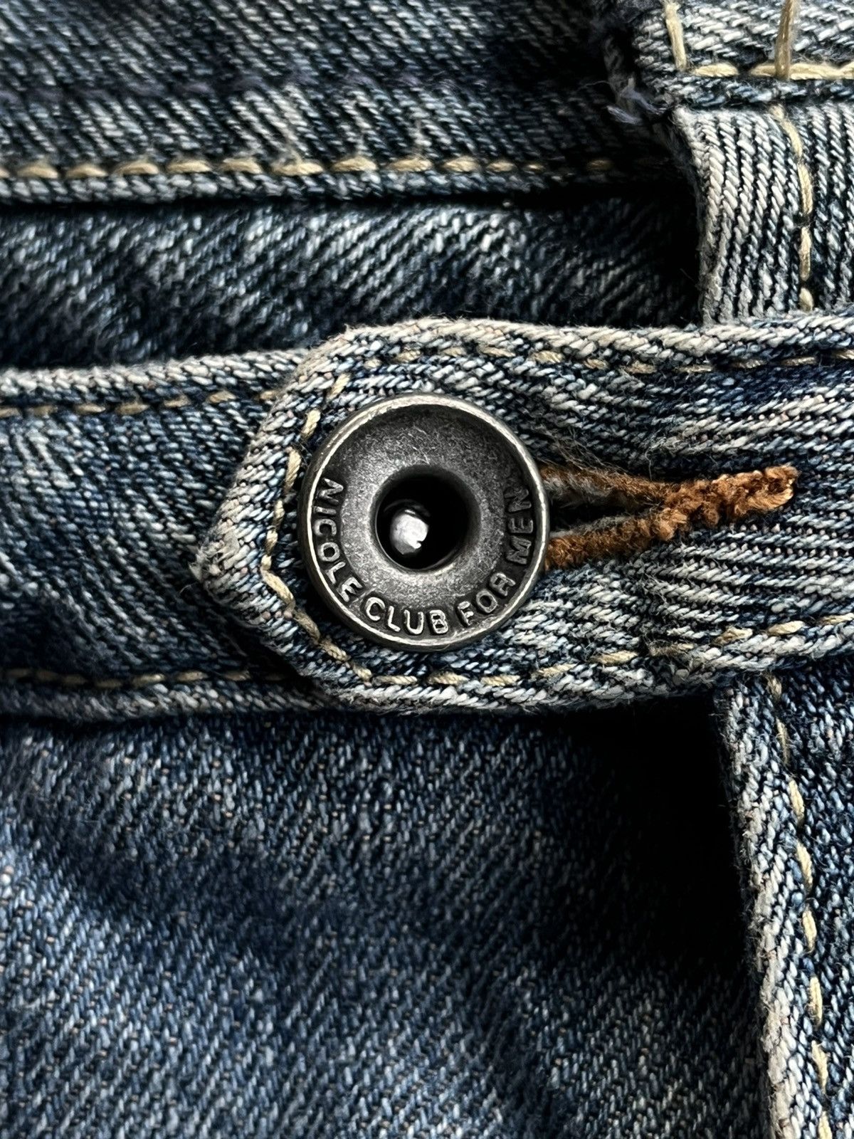 If Six Was Nine JAPANESE NCFM DOUBLE WAIST DENIM FLARE BOOT CUT PANTS VKEI Size US 30 / EU 46 - 9 Thumbnail