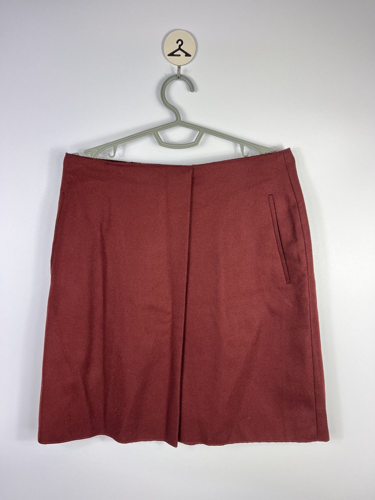 Acne Studios o1g2r1mq0824 Drago Road Denim Mini Skirts in
