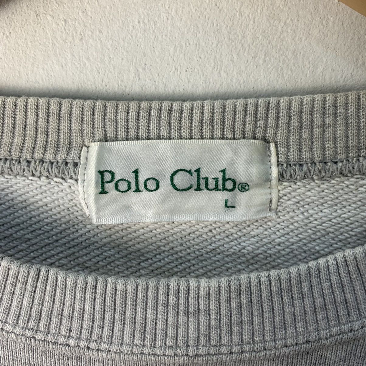 Polo Ralph Lauren × Vintage Vintage POLO CLUB SWEATSHIRT Size US L / EU 52-54 / 3 - 3 Thumbnail