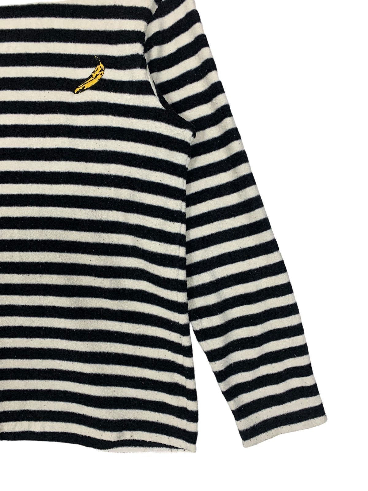 Japanese Brand × Uniqlo Uniqlo Andy Warhol Designer Stripe Fleece Size M Size US M / EU 48-50 / 2 - 5 Thumbnail